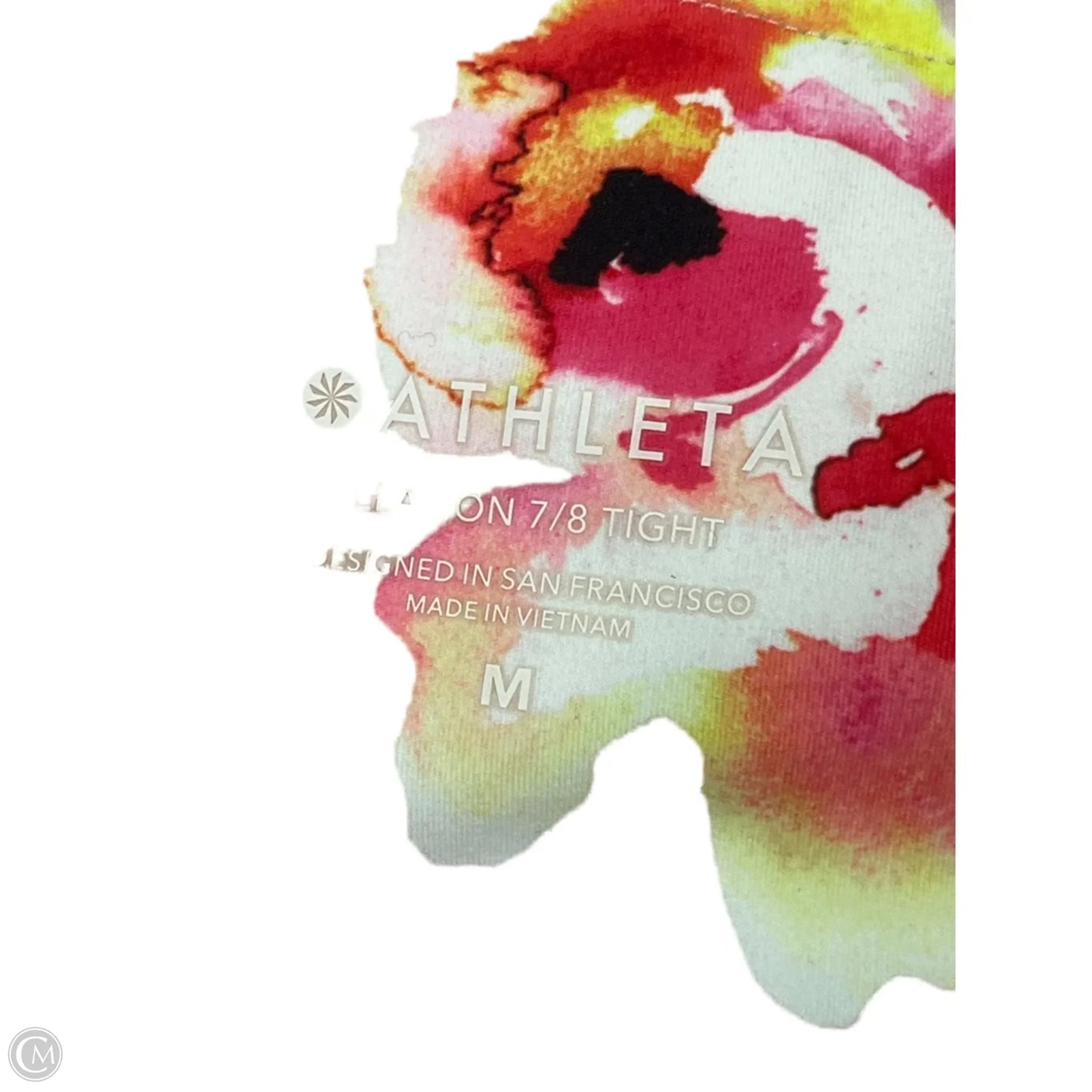 Athletic Leggings By Athleta In Pink, Size: M