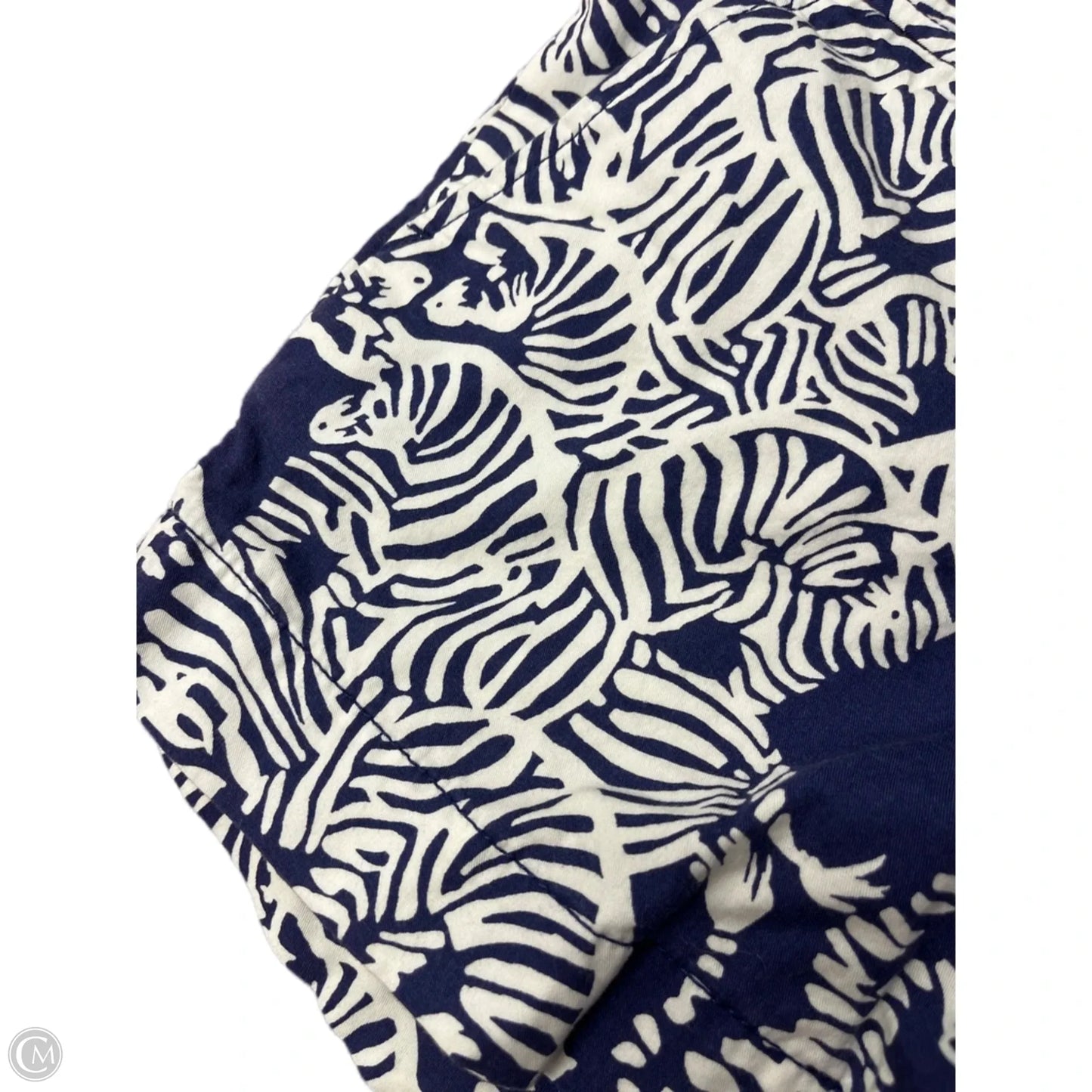 Shorts Designer By Lilly Pulitzer In Blue & White, Size: 2