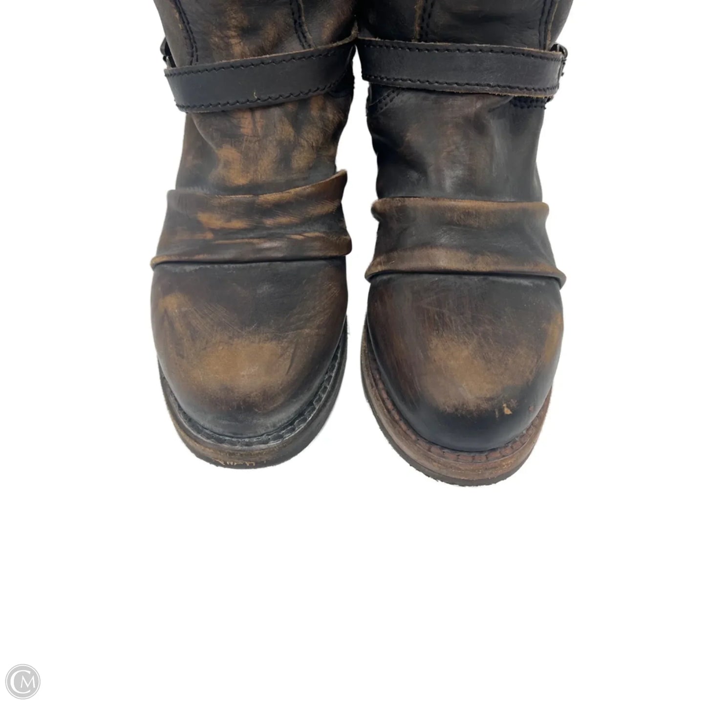 Boots Knee Flats By Freebird In Brown, Size: 6