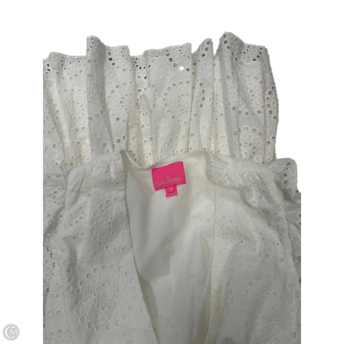 Dress Designer By Lilly Pulitzer In White, Size: S