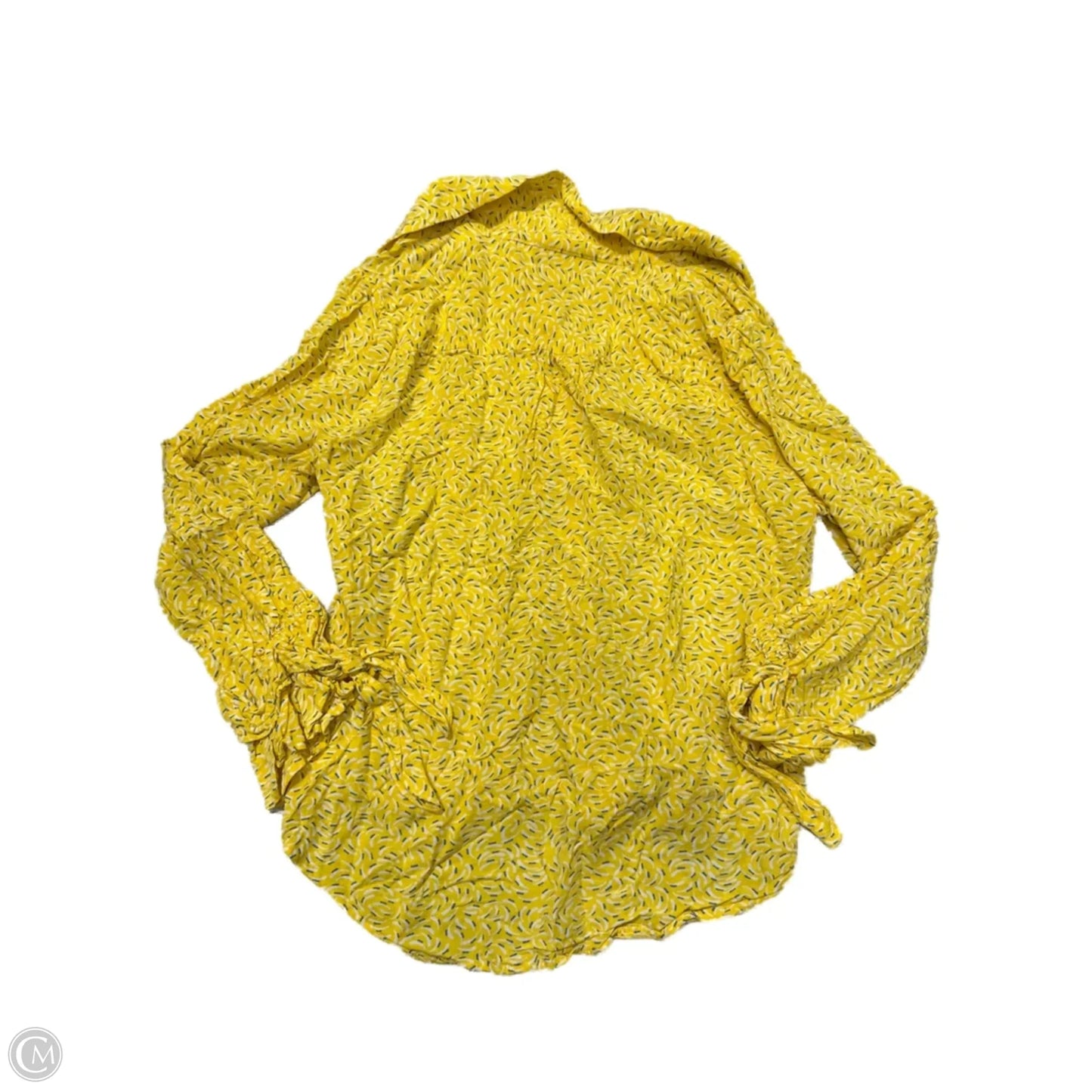Top Long Sleeve By Maeve In Yellow, Size: M