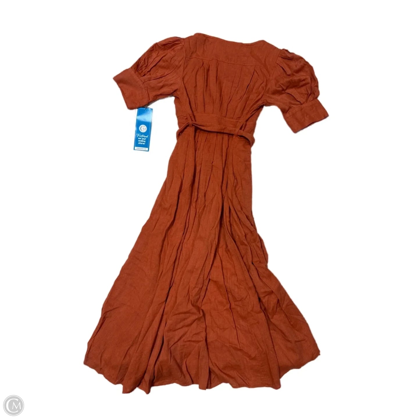 Dress Casual Midi By Free People In Orange, Size: Sp