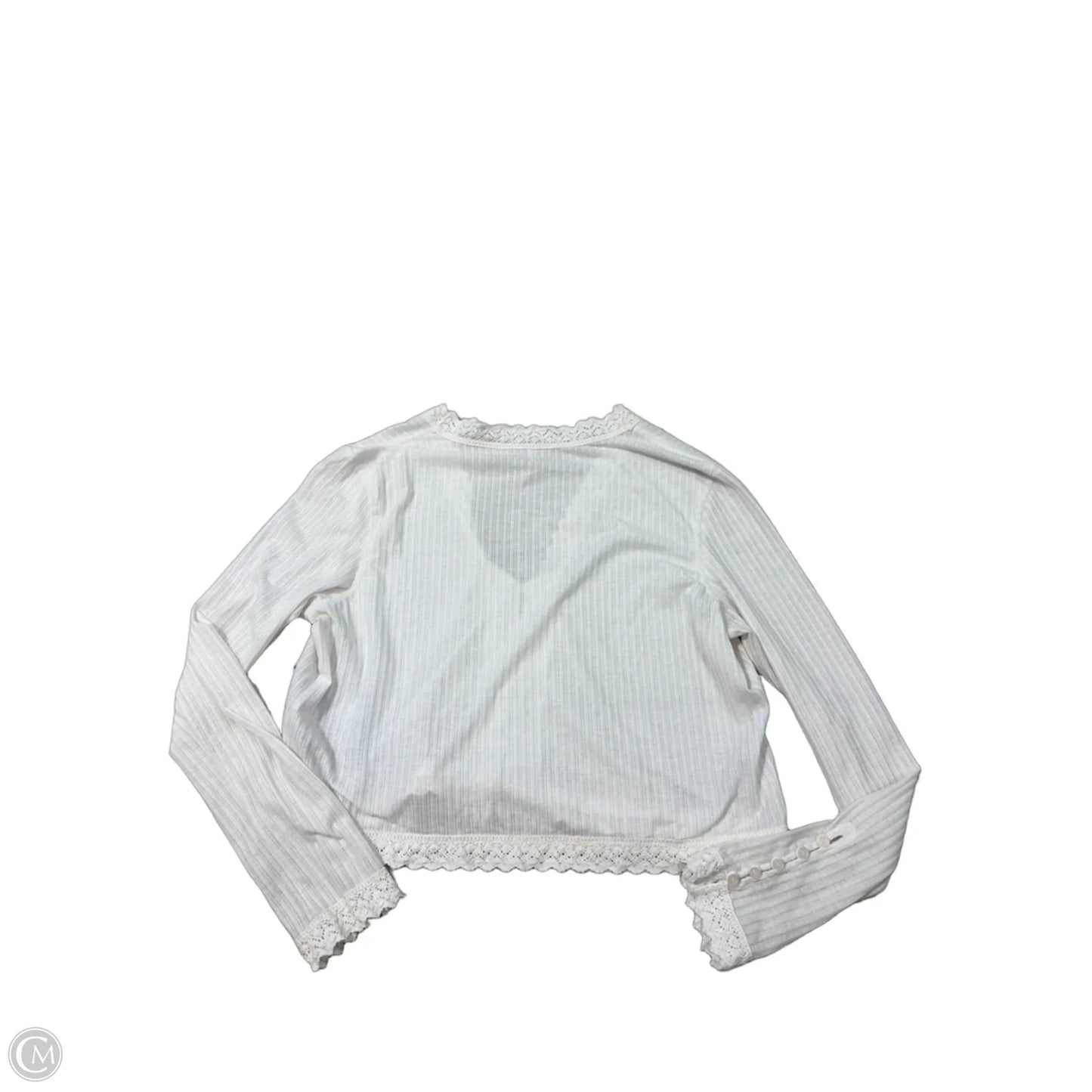 Top Long Sleeve By Free People In White, Size: Xl