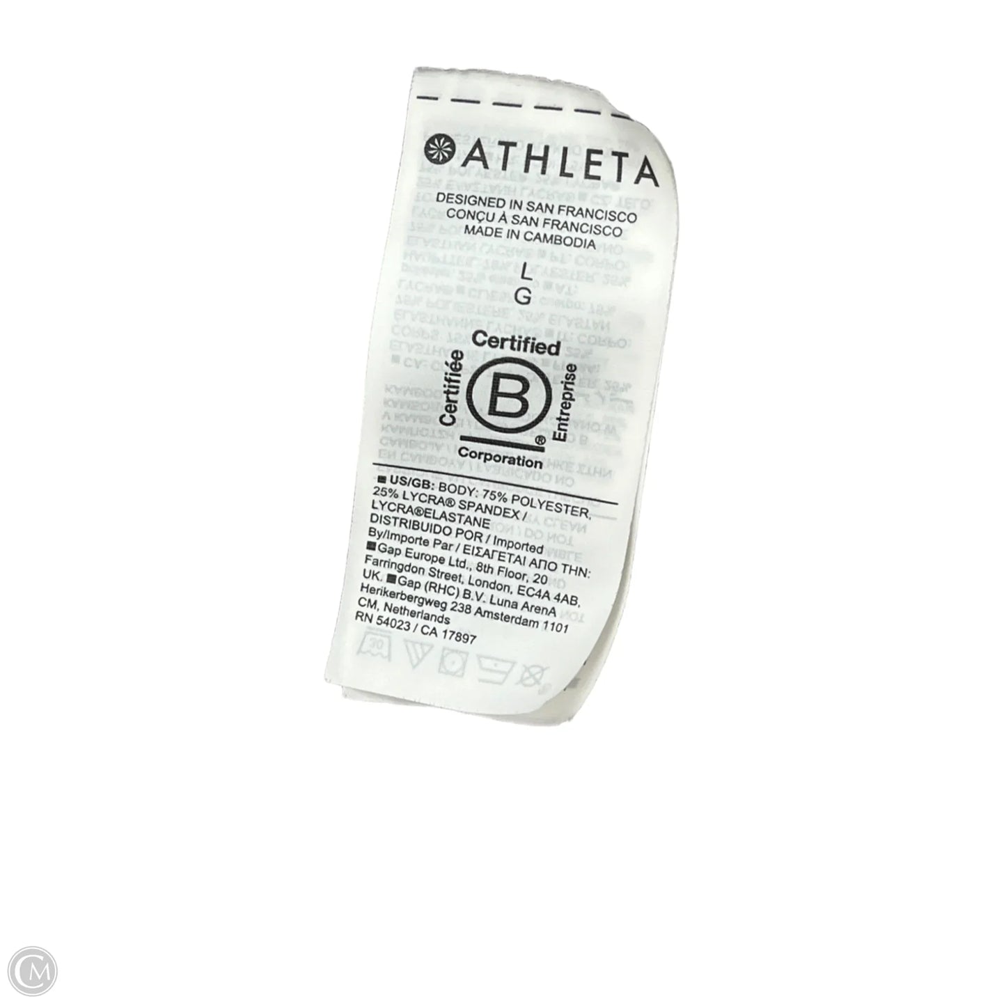 Athletic Leggings By Athleta In Floral Print, Size: L