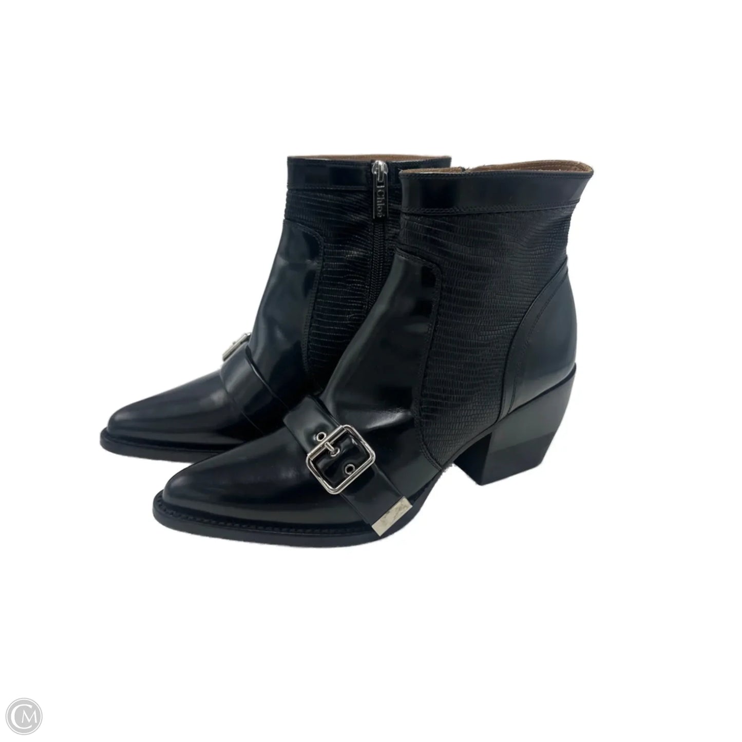 Chloe Rylee Ankle Boots In Black, Size: 10
