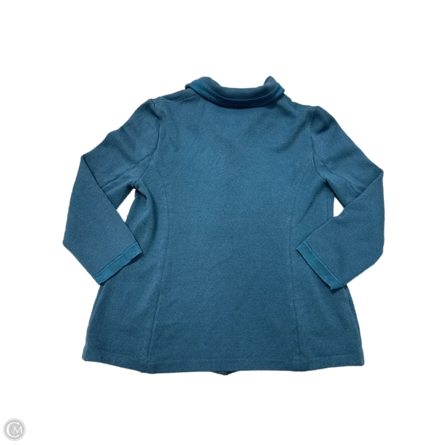 Blazer Luxury Designer By St John Collection In Blue, Size: L