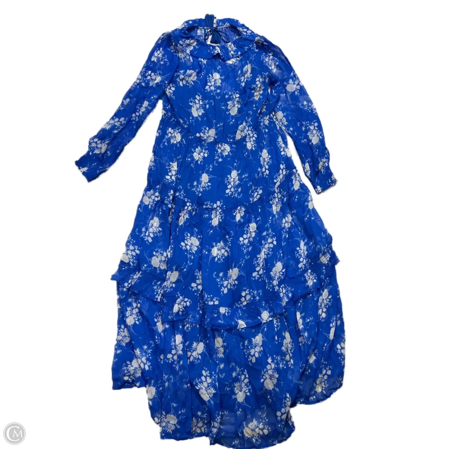 Dress Casual Maxi By Anthropologie In Blue, Size: Xs