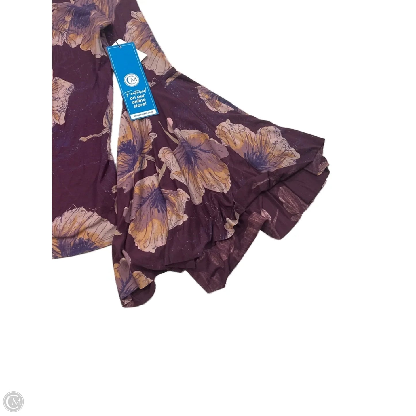 Top Long Sleeve By Free People In Purple, Size: S