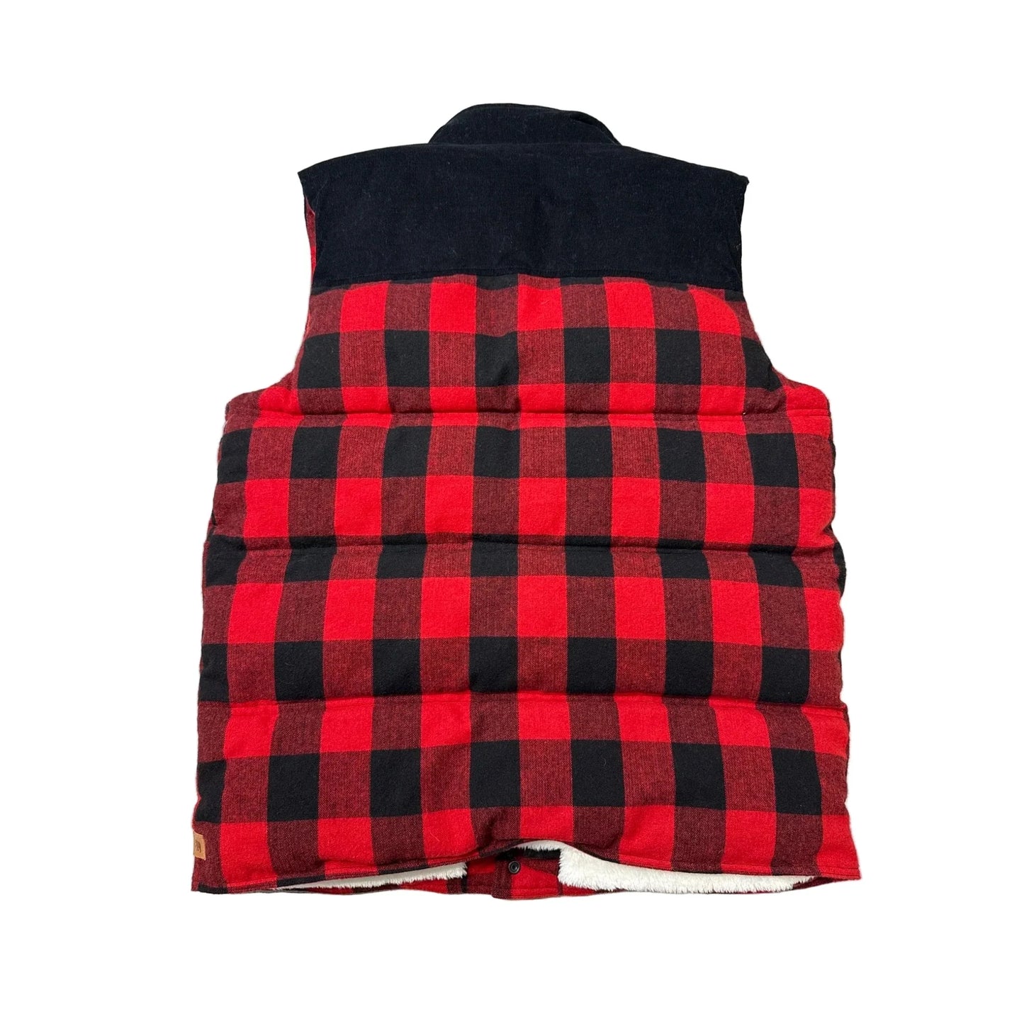 Vest Fleece By The Normal Brand In Black & Red, Size: M
