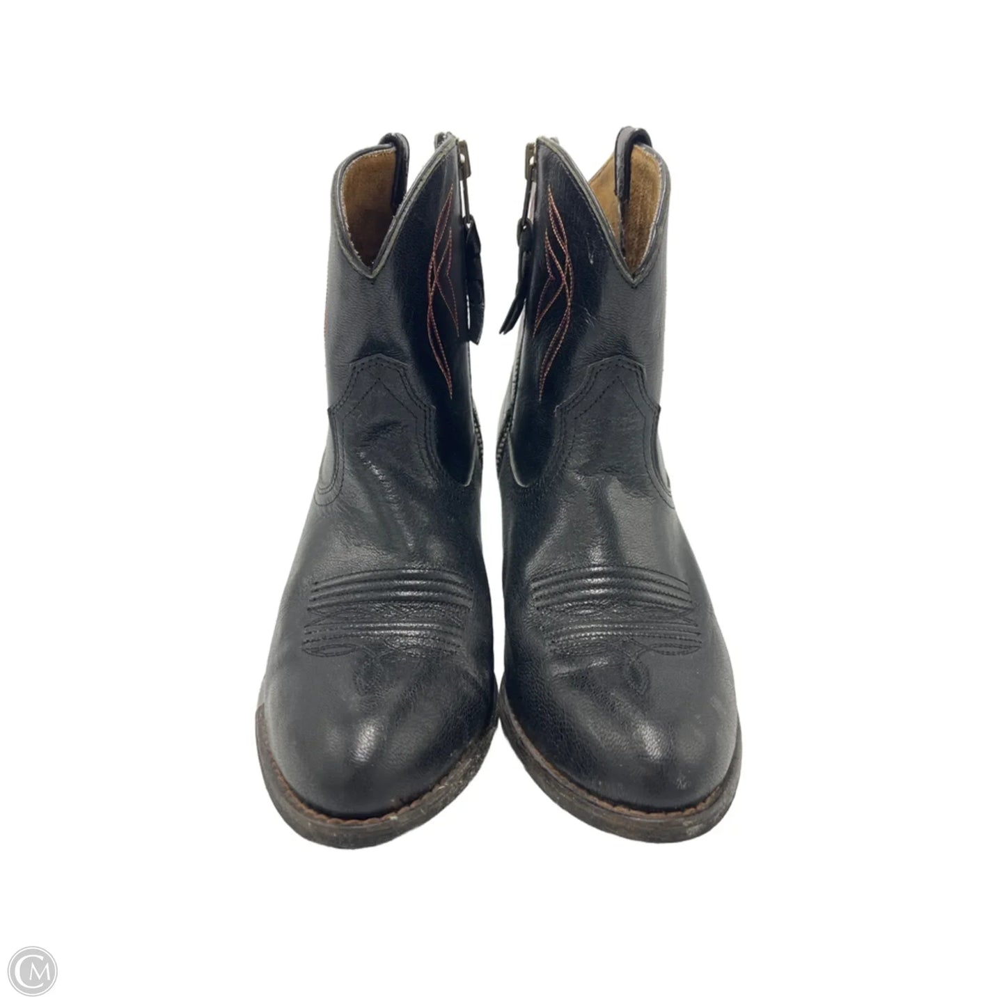 Boots Ankle Heels By Ariat In Black, Size: 8.5