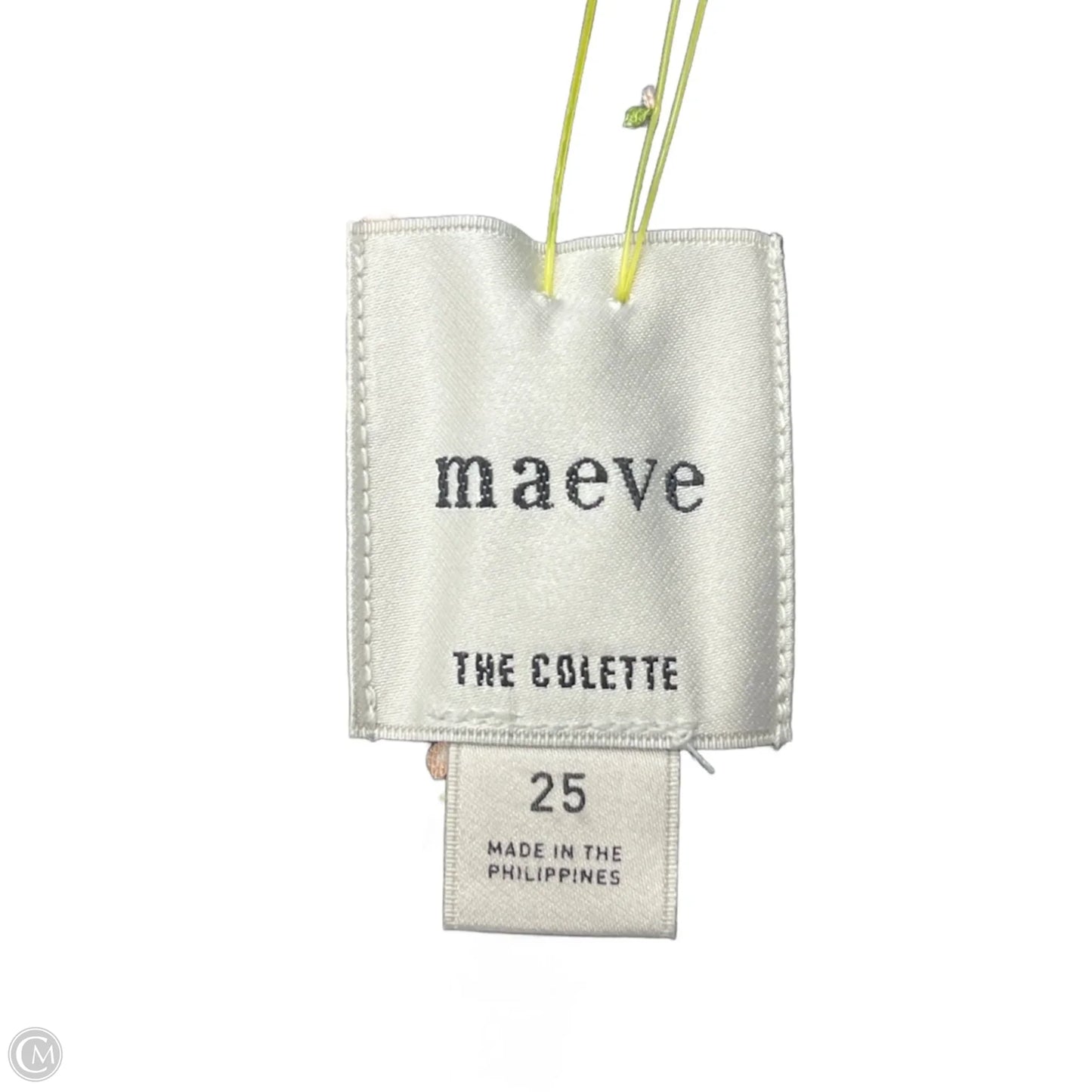 Pants Wide Leg By Maeve In Black & Pink, Size: 0