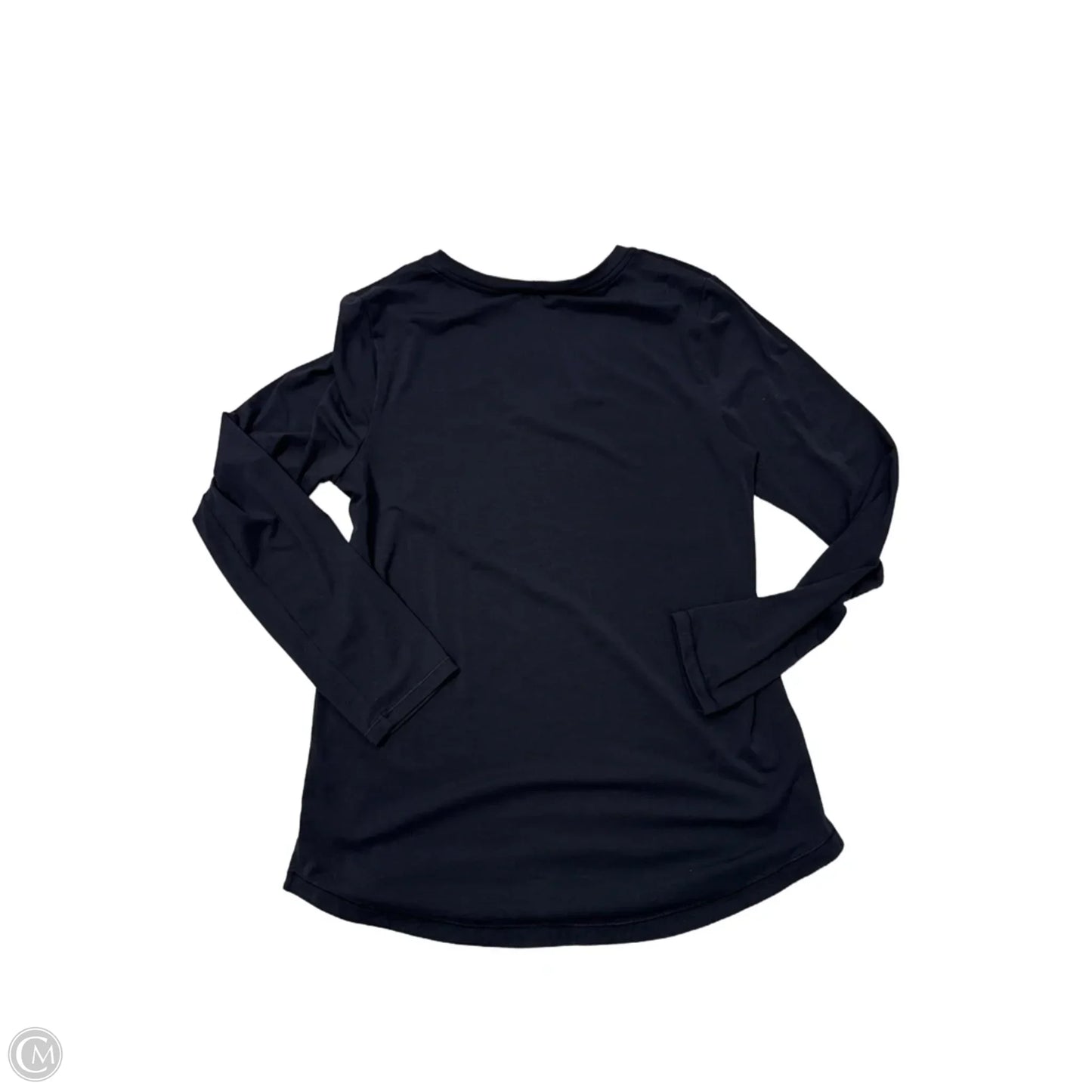 Athletic Top Long Sleeve Crewneck By Athleta In Black, Size: M