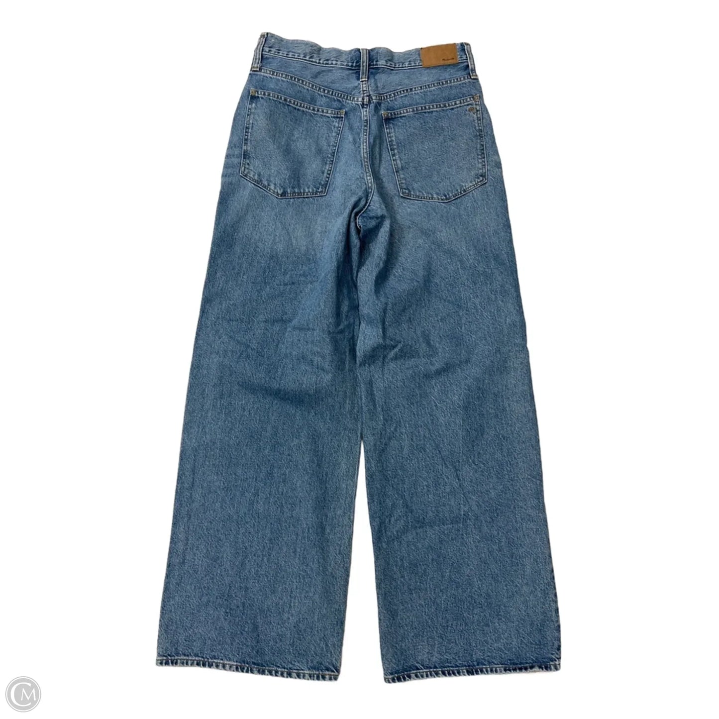 Jeans Wide Leg By Madewell In Blue Denim, Size: 10