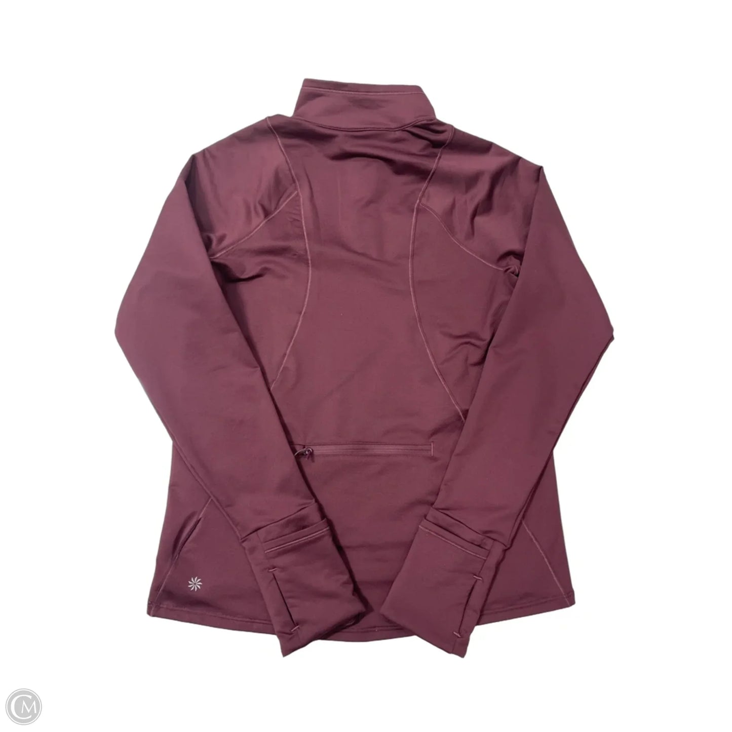 Athletic Jacket By Athleta In Maroon, Size: Xs