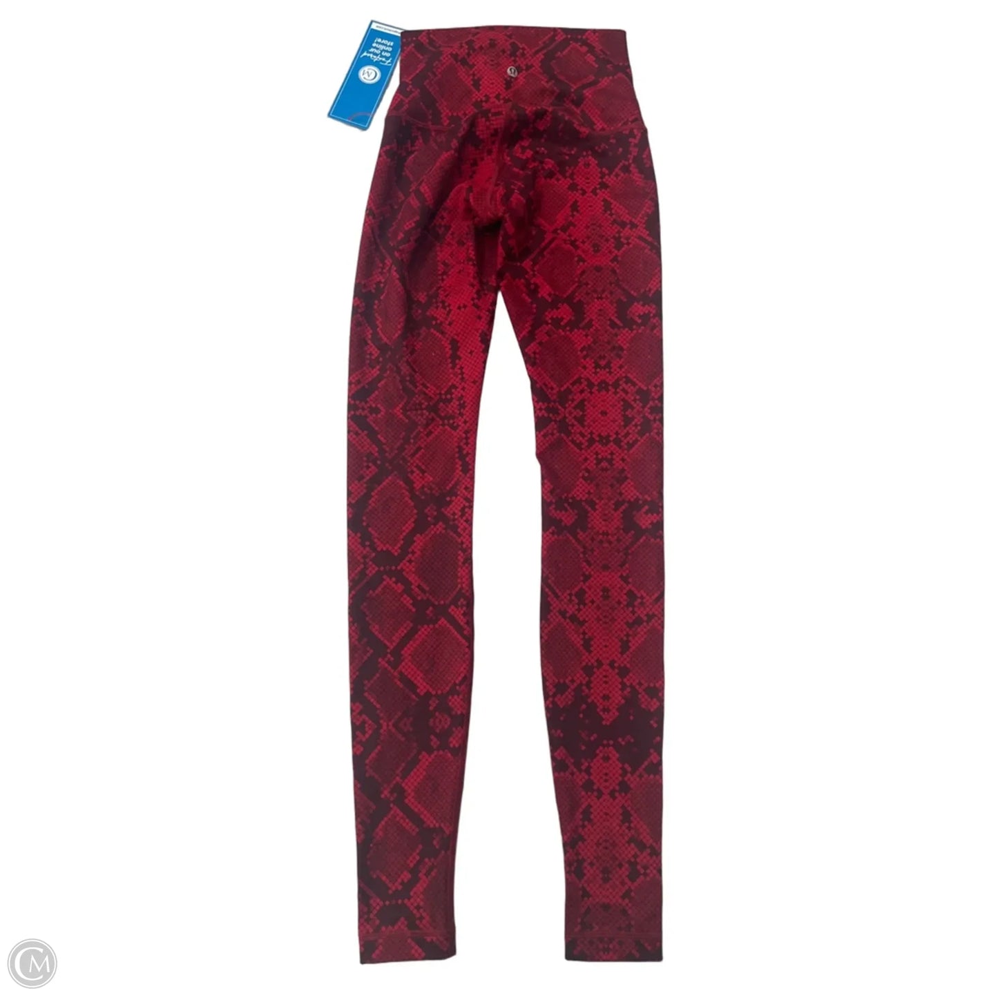 Athletic Leggings By Lululemon In Red, Size: S