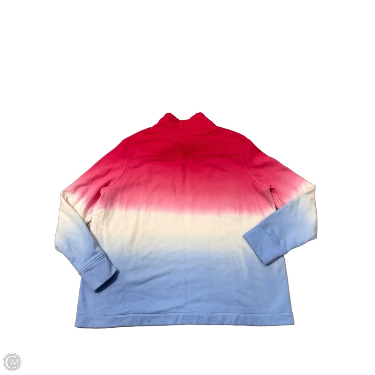 Sweatshirt Collar By Vineyard Vines In Ombre Print, Size: Xl
