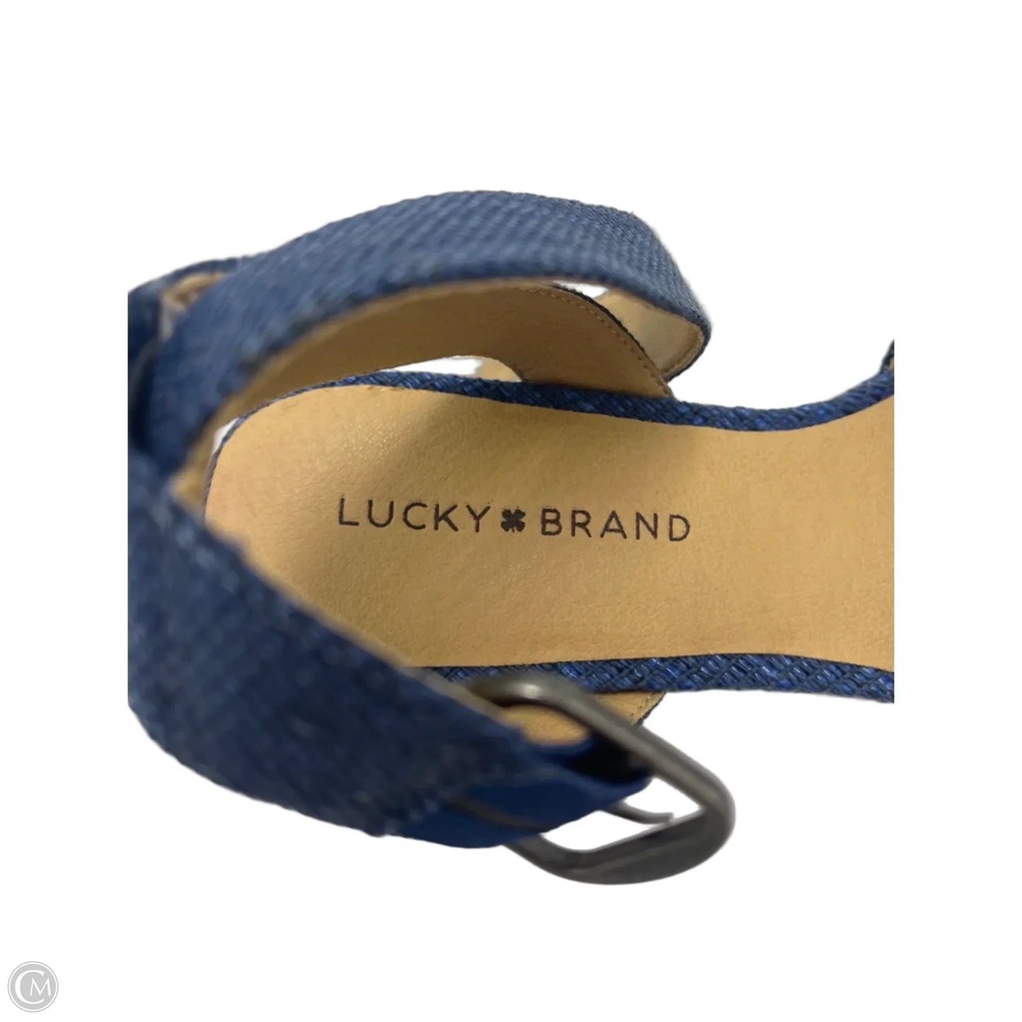 New! Sandals Heels Platform By Lucky Brand In Blue, Size: 8