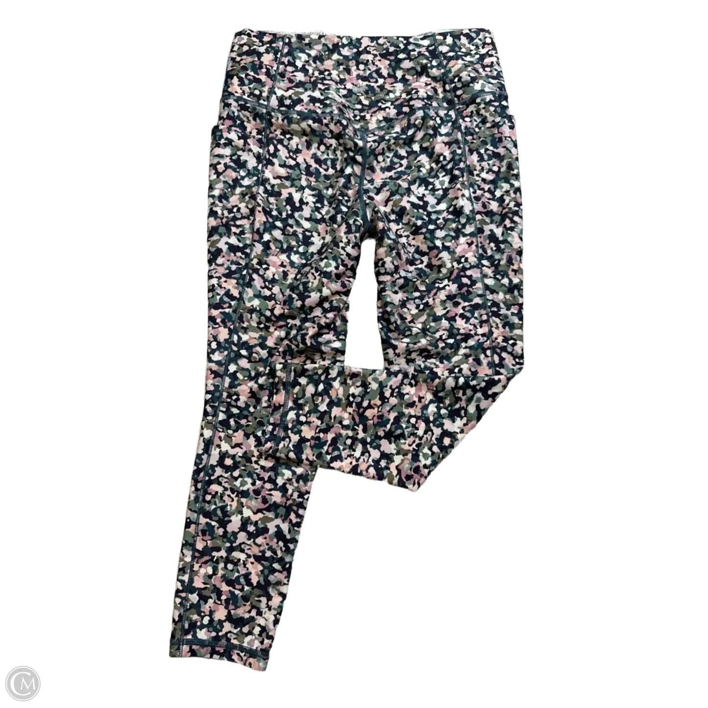 Athletic Leggings By Athleta In Multi-colored, Size: L