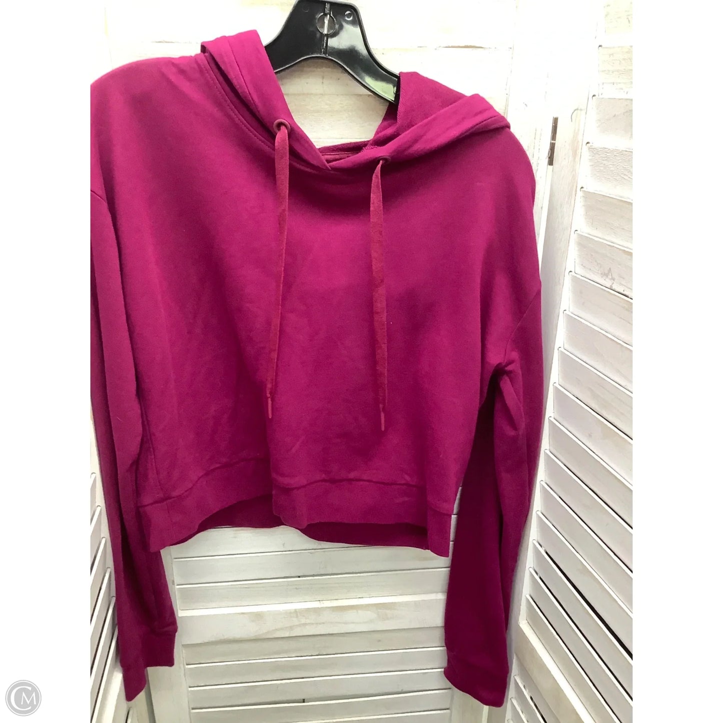 Sweatshirt Hoodie By Victorias Secret In Fuschia, Size: S