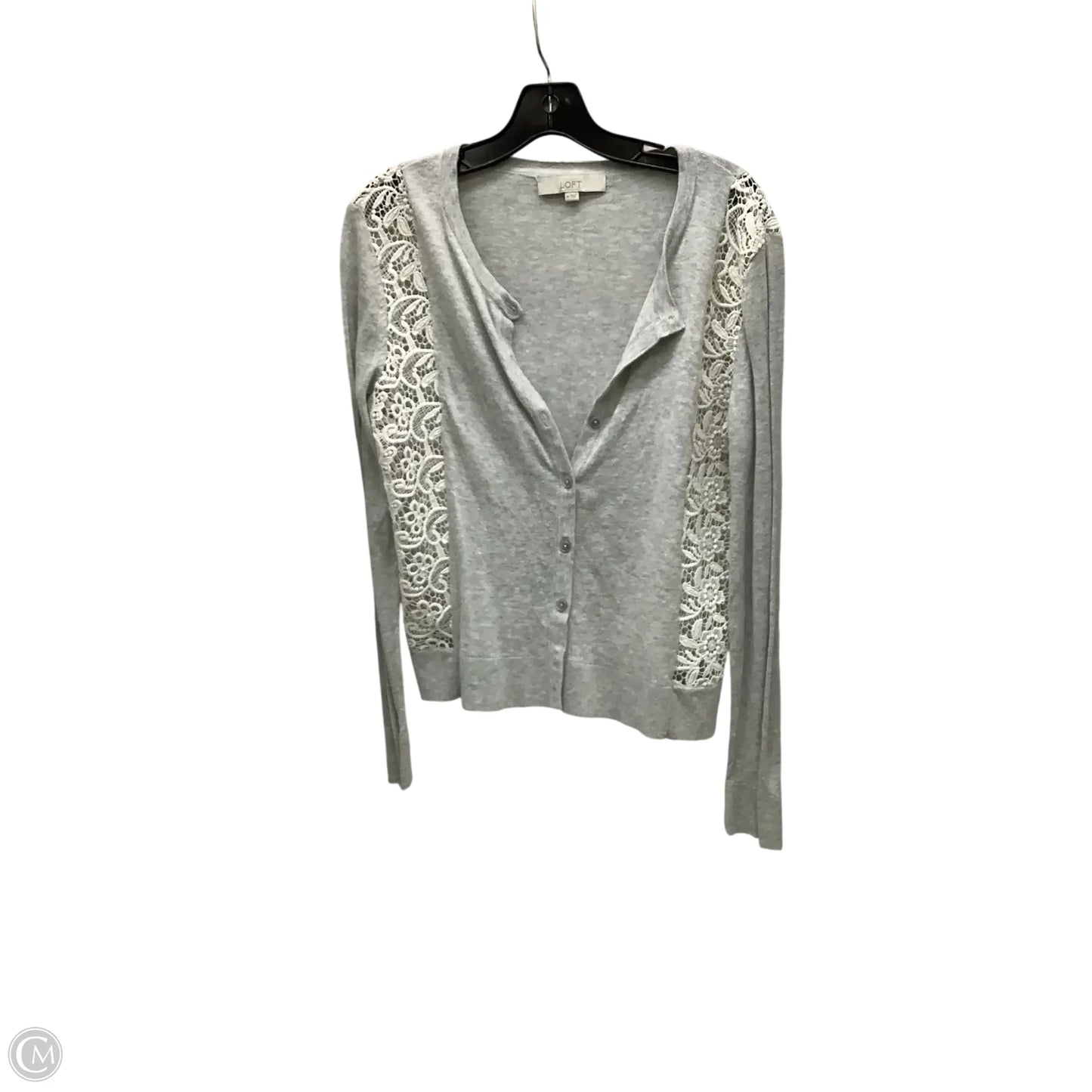 Cardigan By Loft In Grey, Size: M