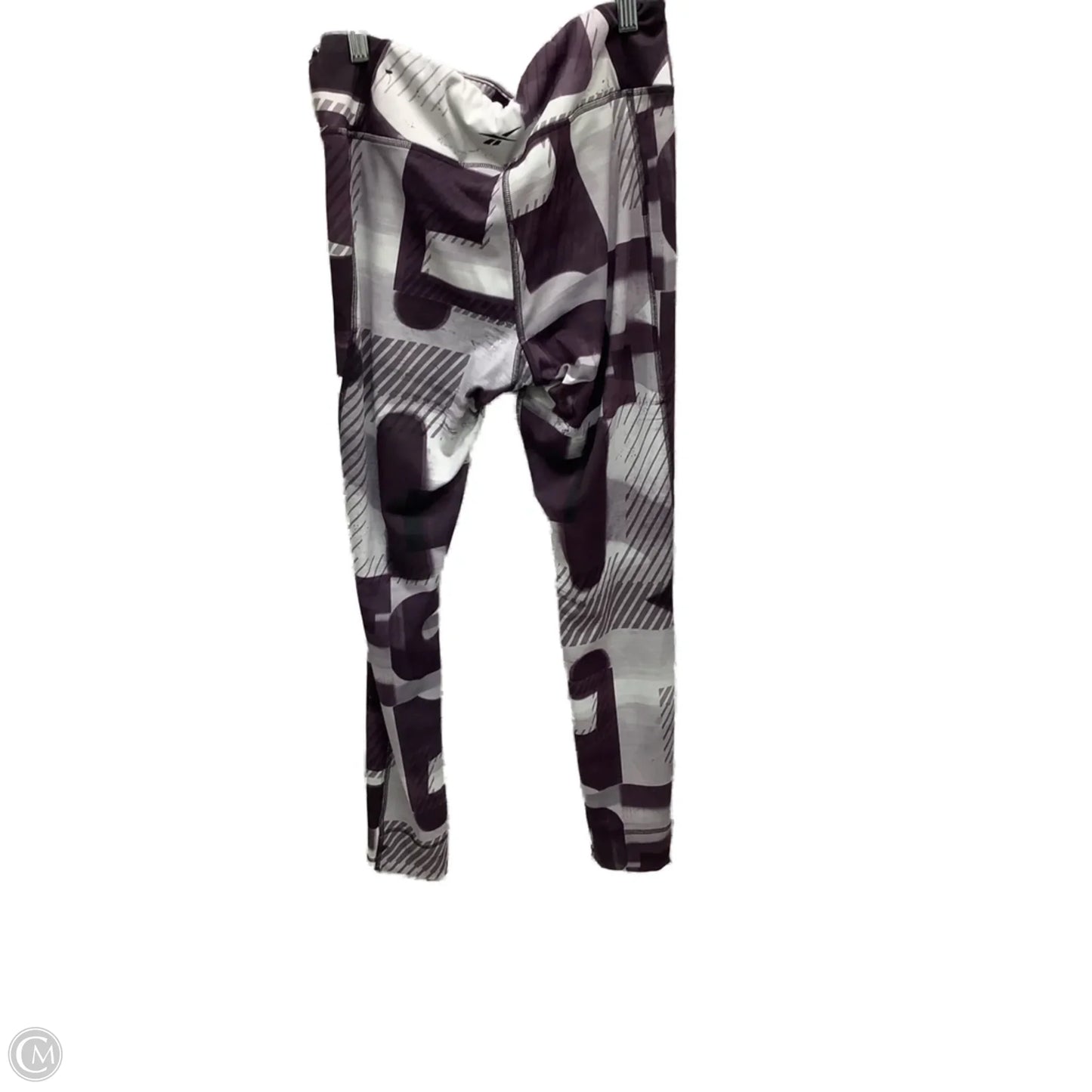 Athletic Leggings By Reebok In Multi-colored, Size: L