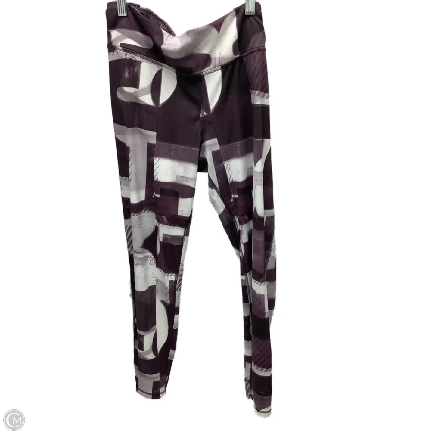 Athletic Leggings By Reebok In Multi-colored, Size: L