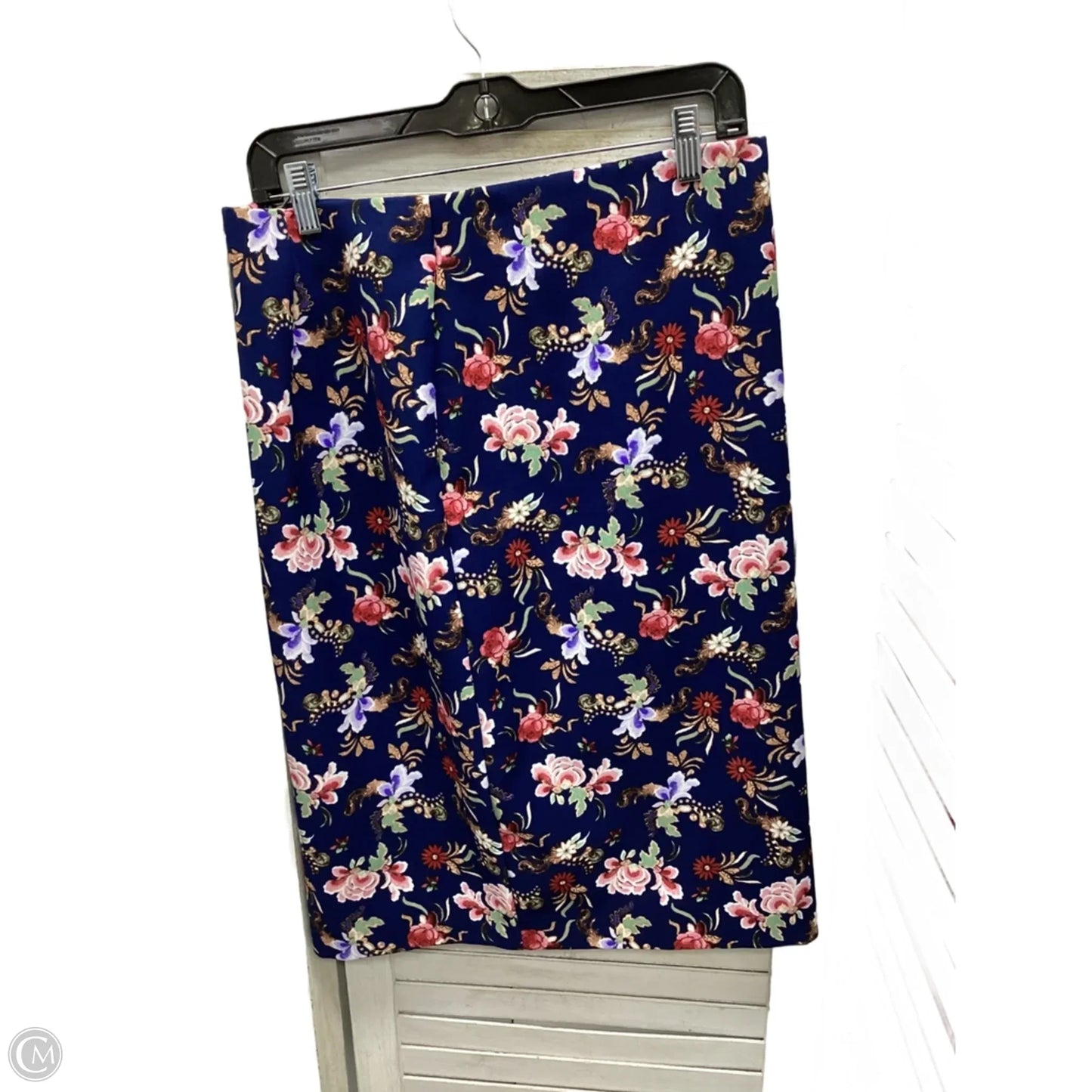Skirt Midi By Philosophy In Floral Print, Size: 8