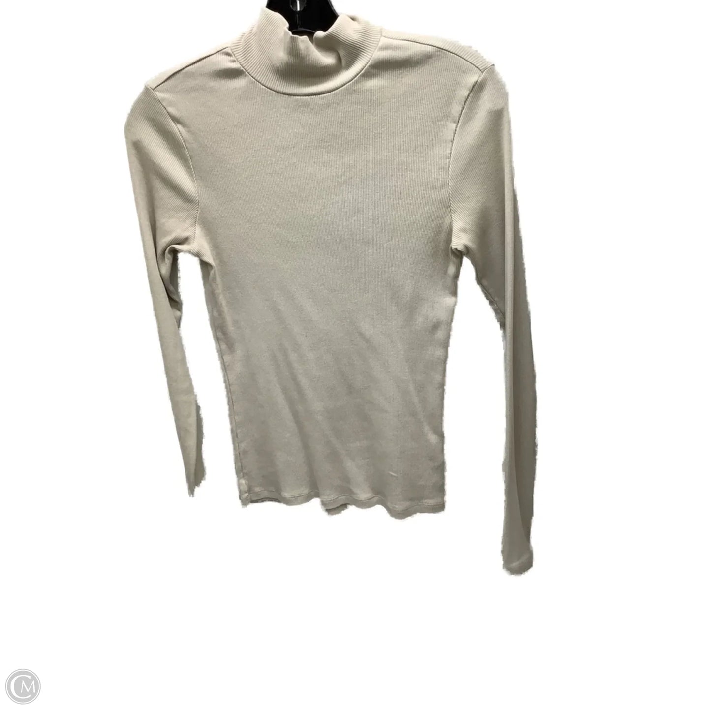 Top Long Sleeve By H&m In Tan, Size: S