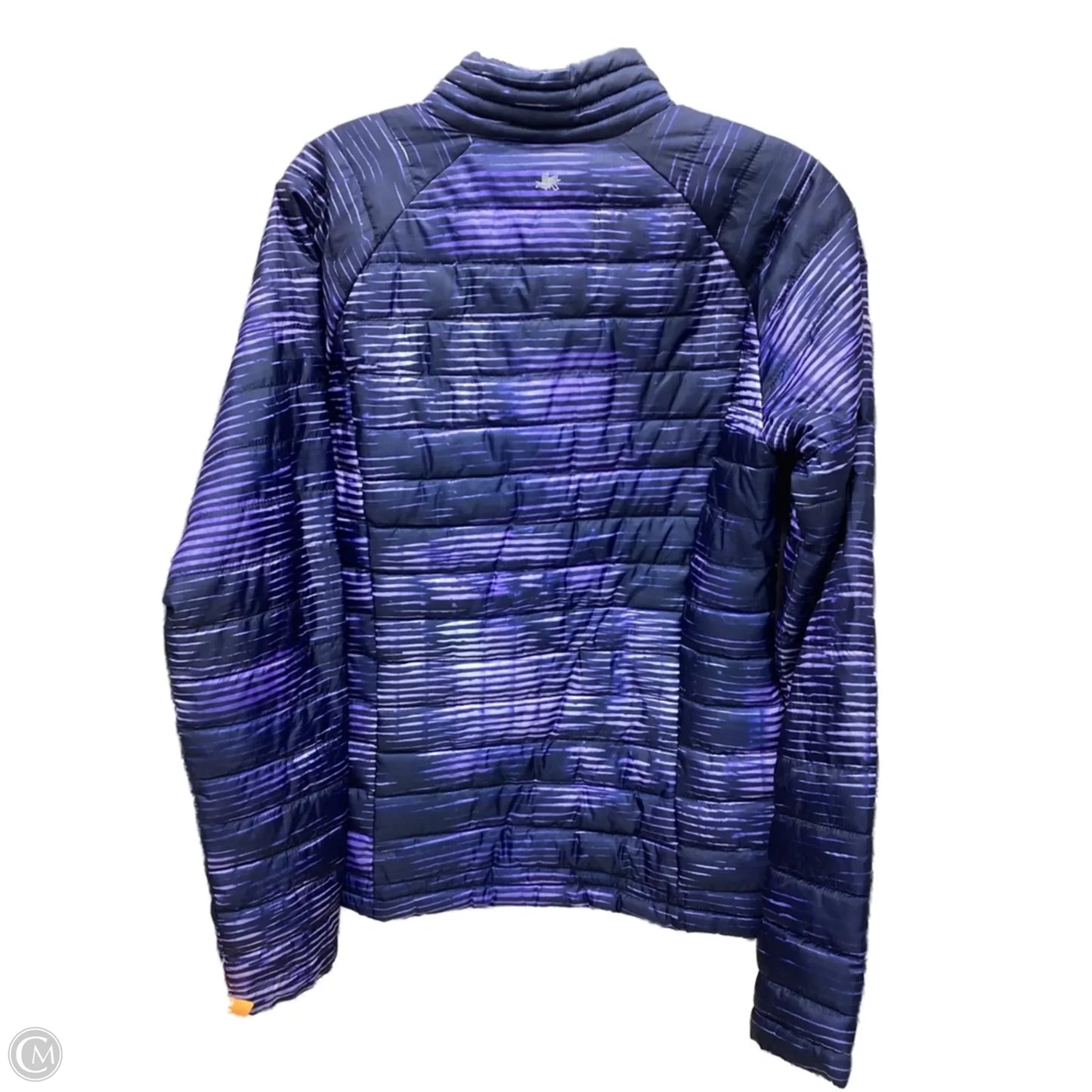 Coat Puffer & Quilted By Tek Gear In Blue & Purple, Size: S