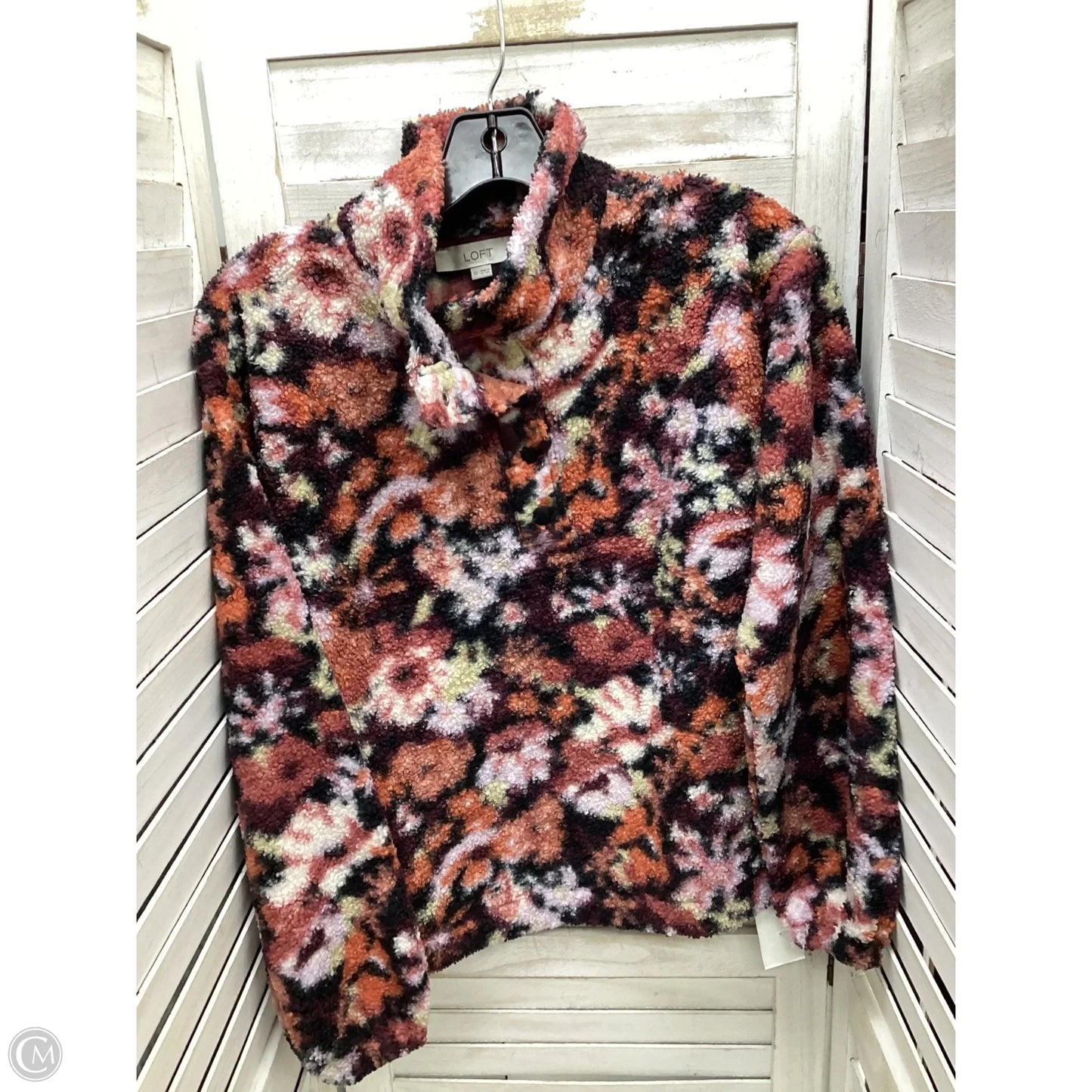 Sweatshirt Collar By Loft In Multi-colored, Size: Xs