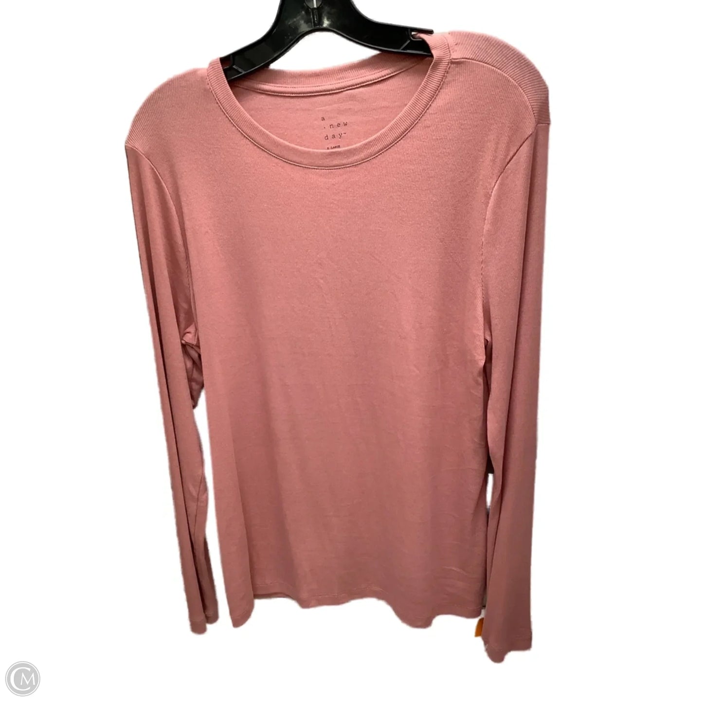 Top Long Sleeve By A New Day In Pink, Size: Xl