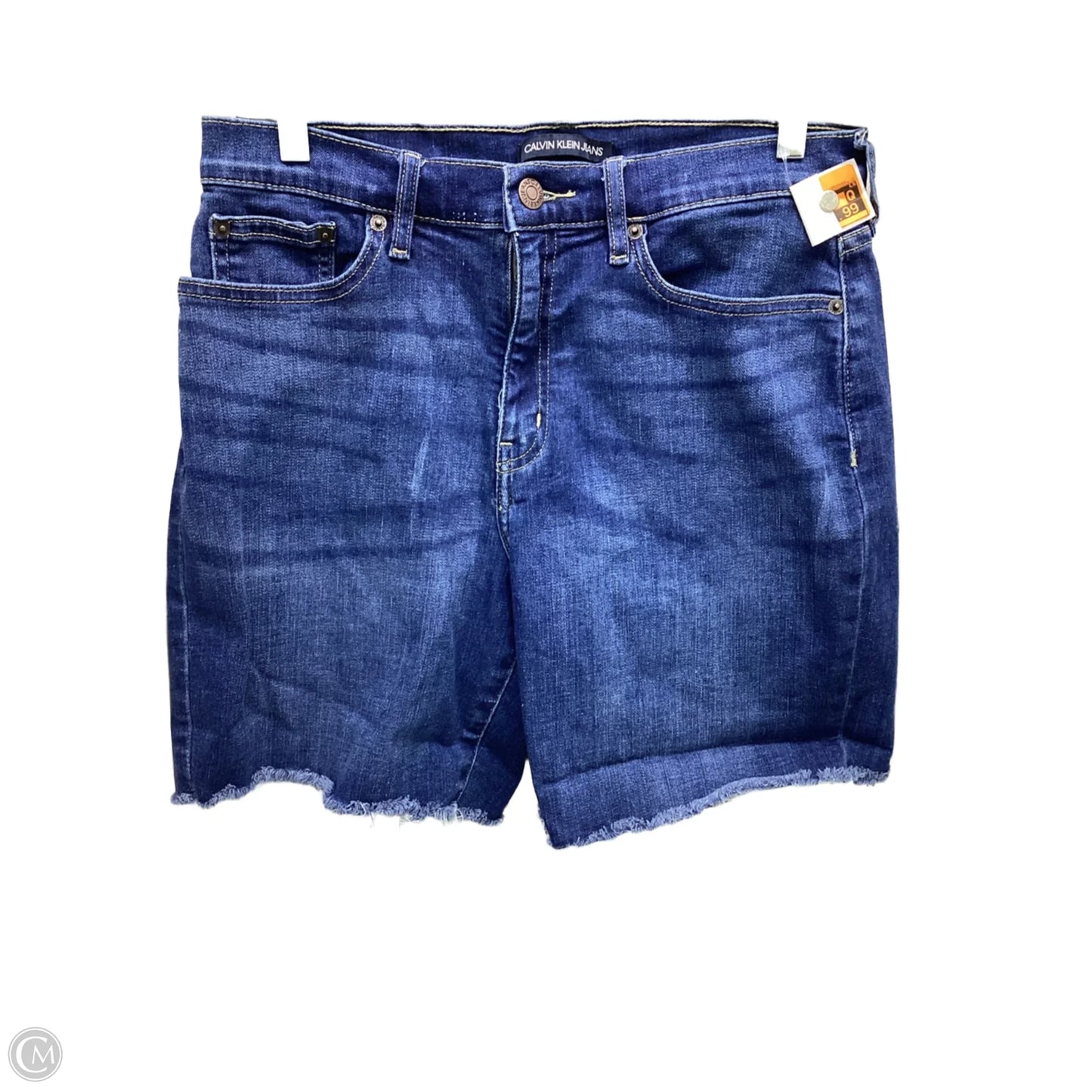Shorts By Calvin Klein In Blue Denim, Size: 6