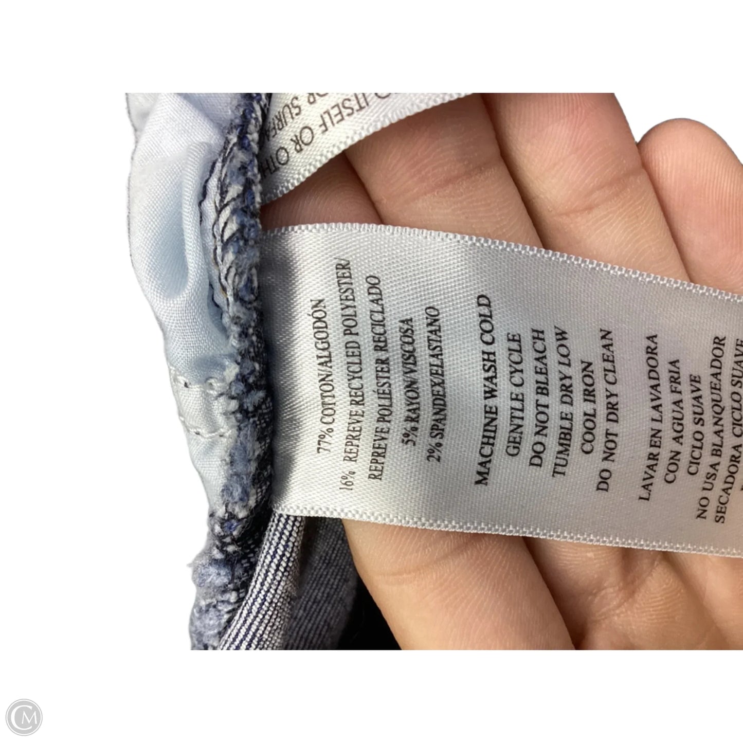 Shorts By Calvin Klein In Blue Denim, Size: 6