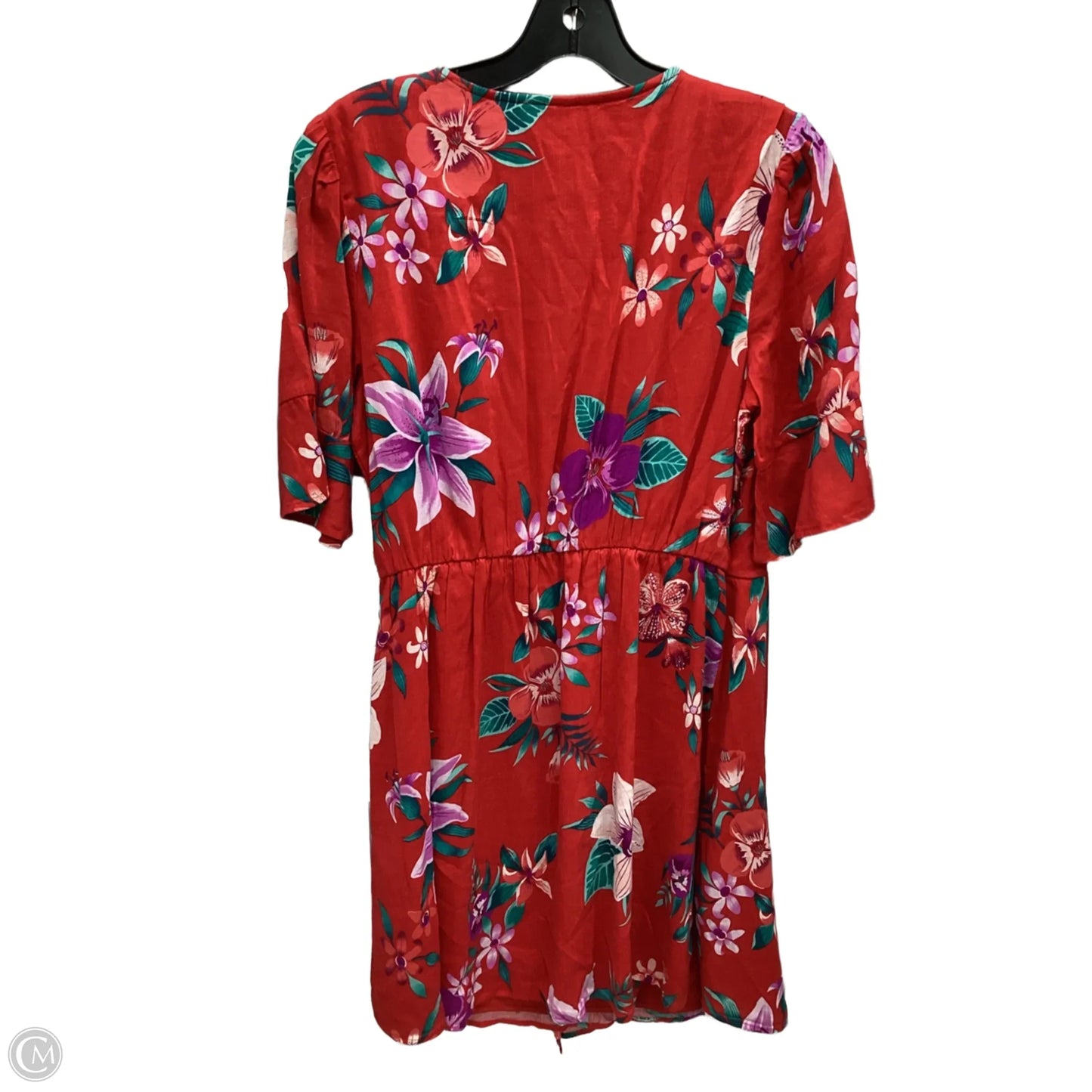 Dress Casual Midi By Old Navy In Floral Print, Size: M
