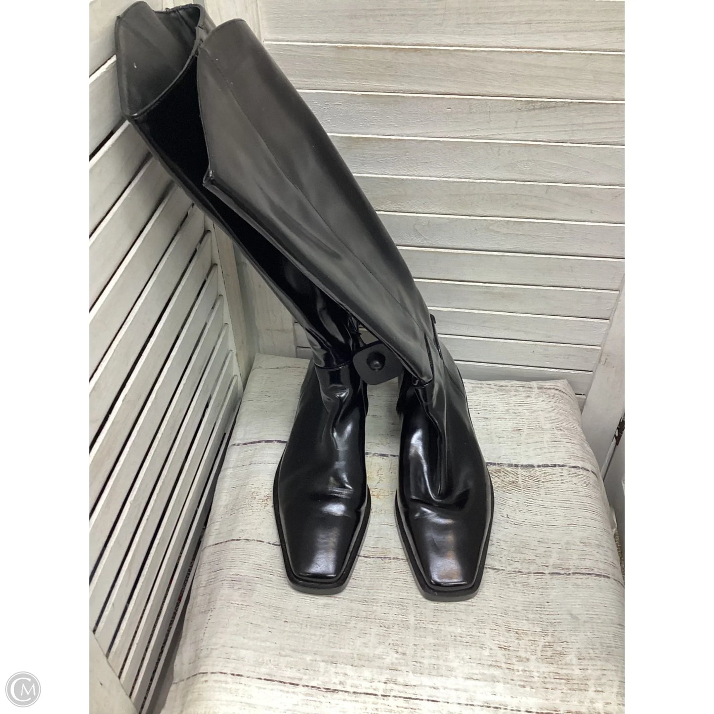 Boots Mid-calf Flats By Sam Edelman In Black, Size: 8.5