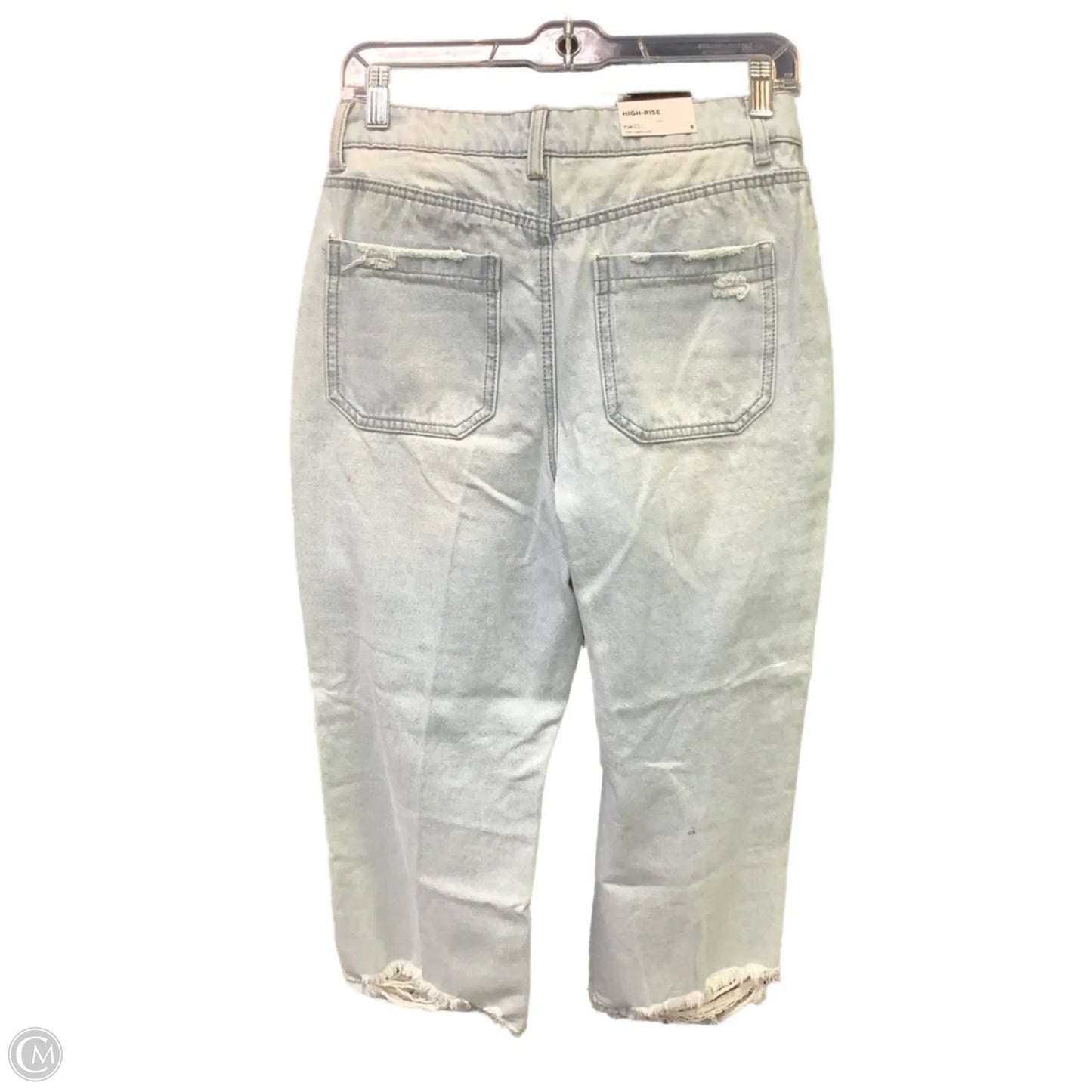 Jeans Wide Leg By Rue 21 In Blue Denim, Size: 8