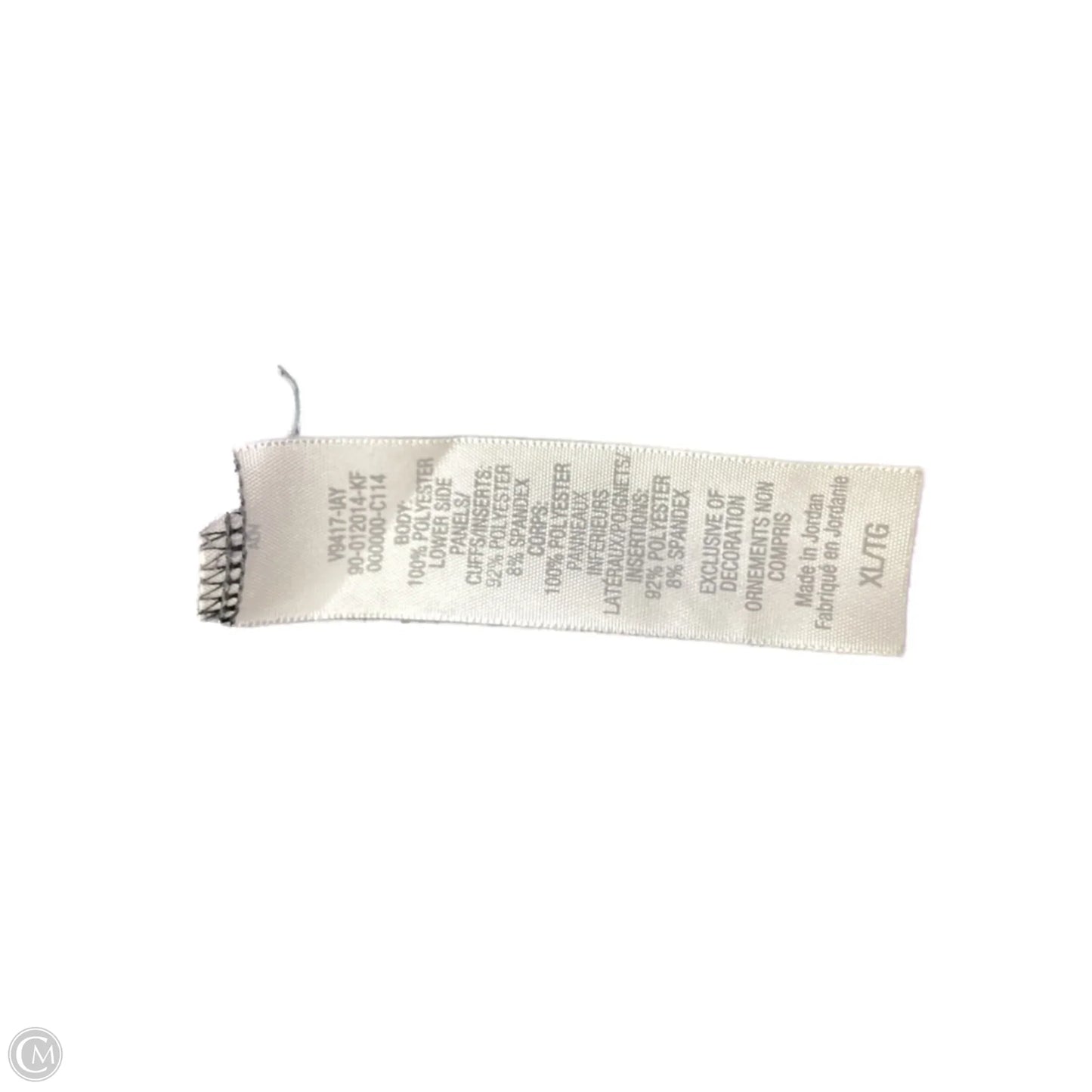 Athletic Jacket By Champion In Black, Size: Xl