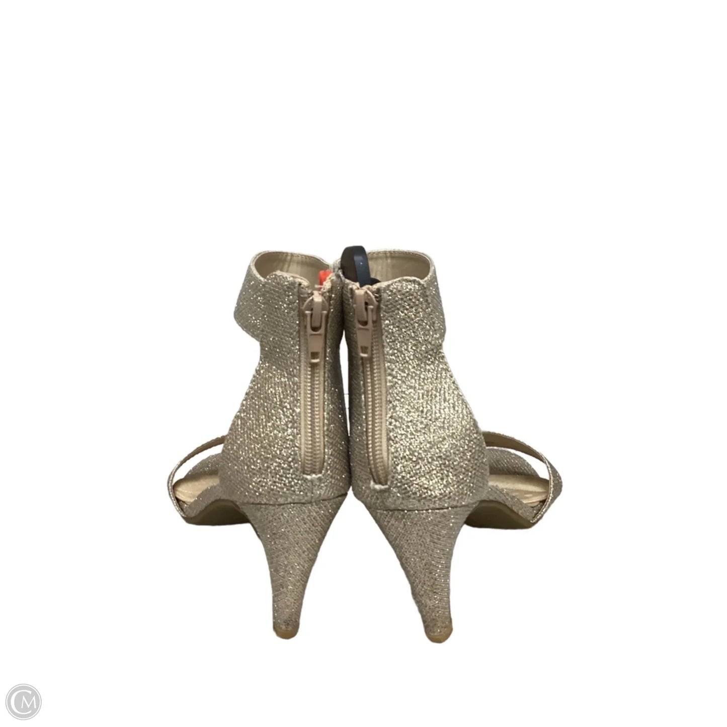 Sandals Heels Kitten By Bella Marie In Rose Gold, Size: 7.5