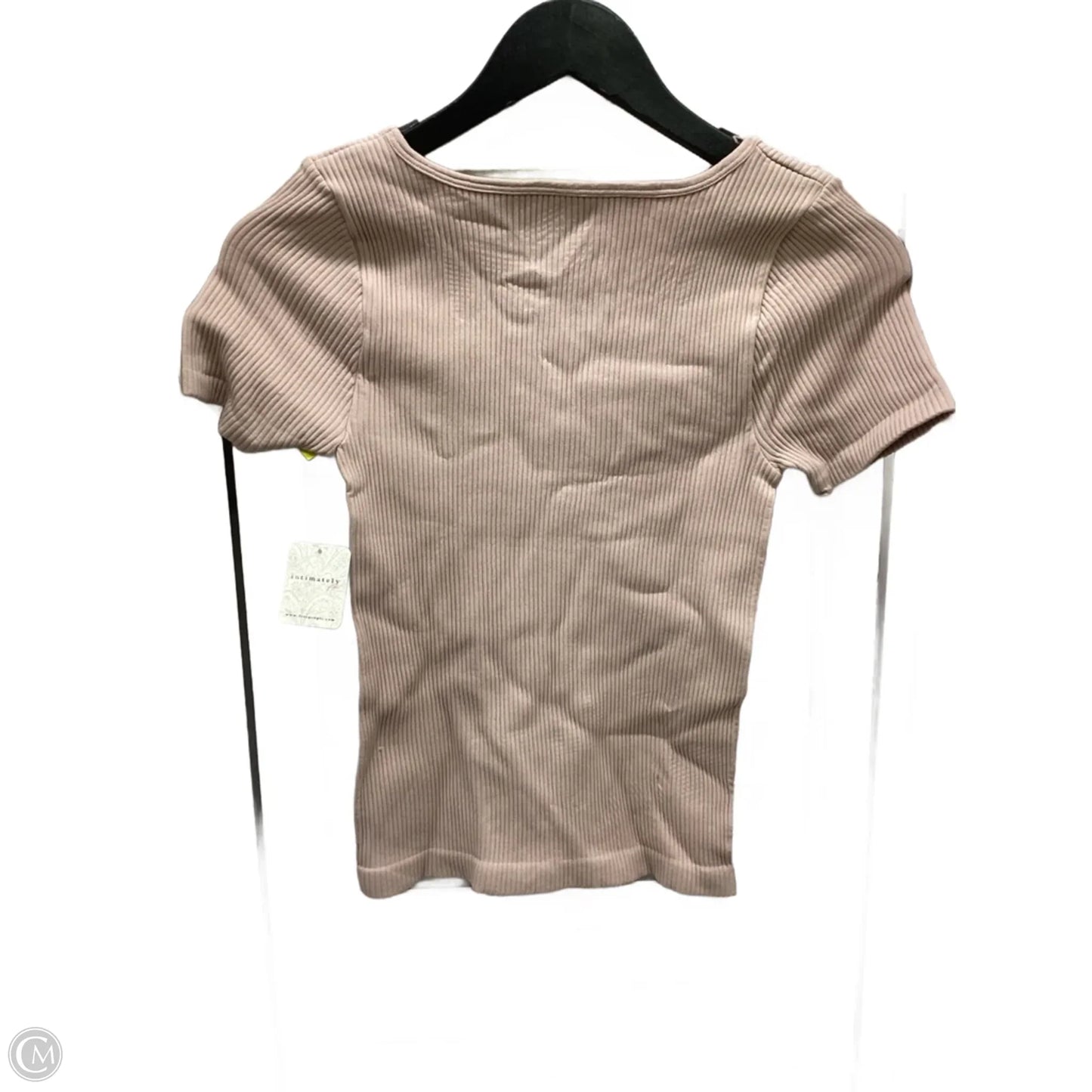 Top Short Sleeve By Free People In Mauve, Size: Xl