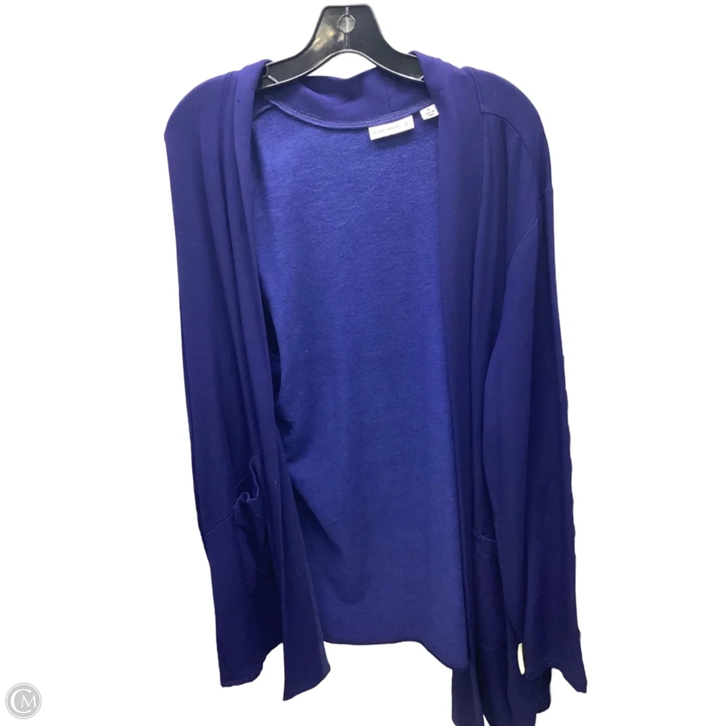 Cardigan By Susan Graver In Blue, Size: Xl