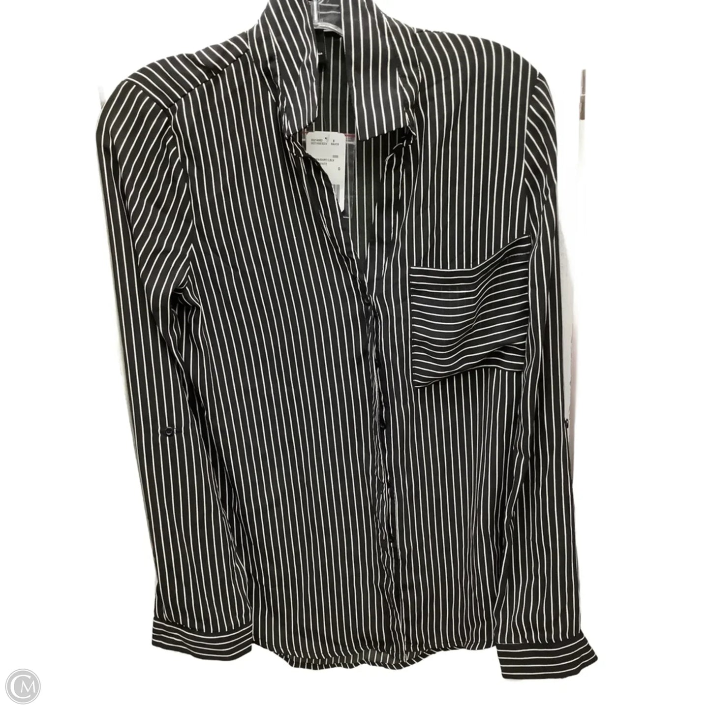 Top Long Sleeve By Forever 21 In Striped Pattern, Size: M