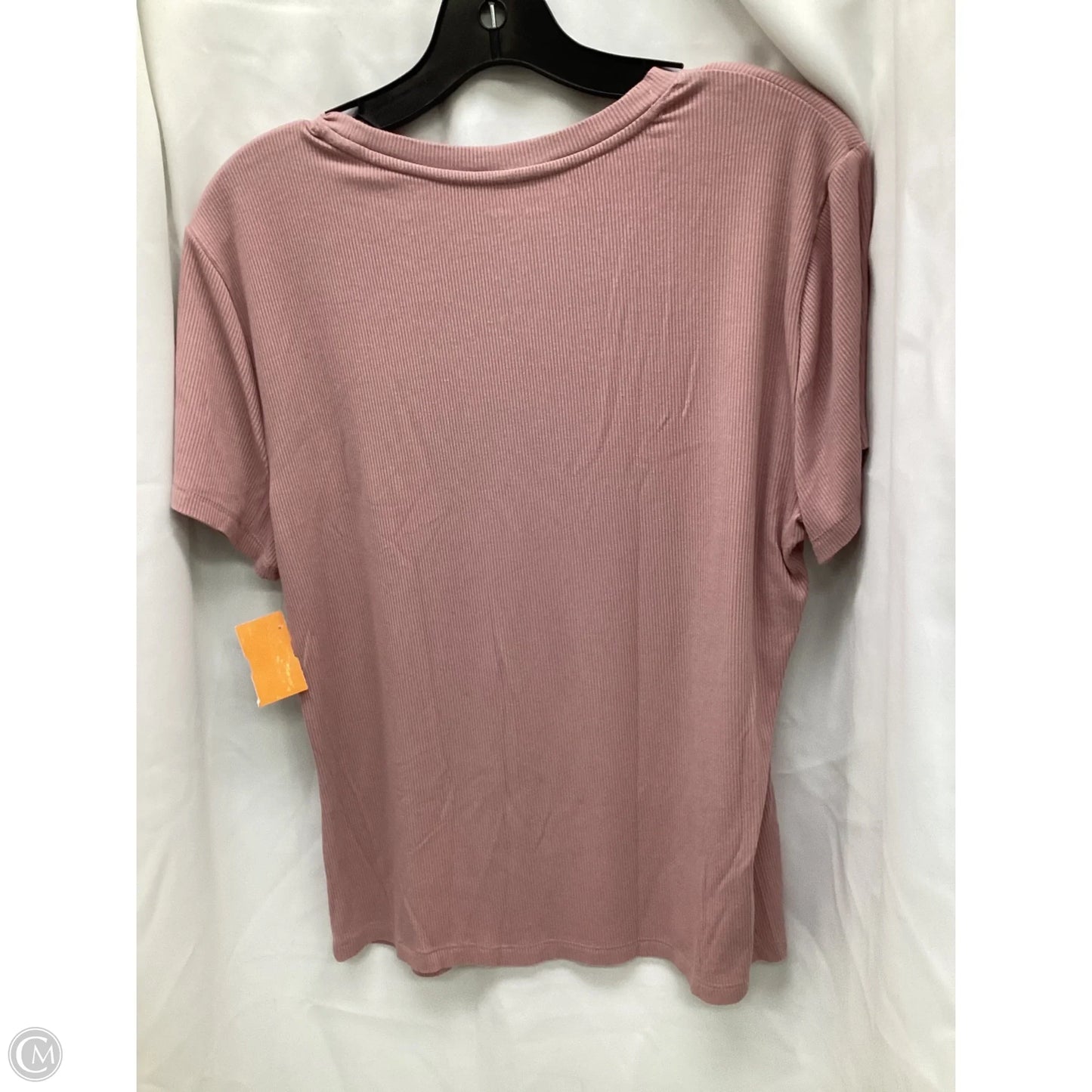 Top Short Sleeve By Nine West Apparel In Pink, Size: Xl