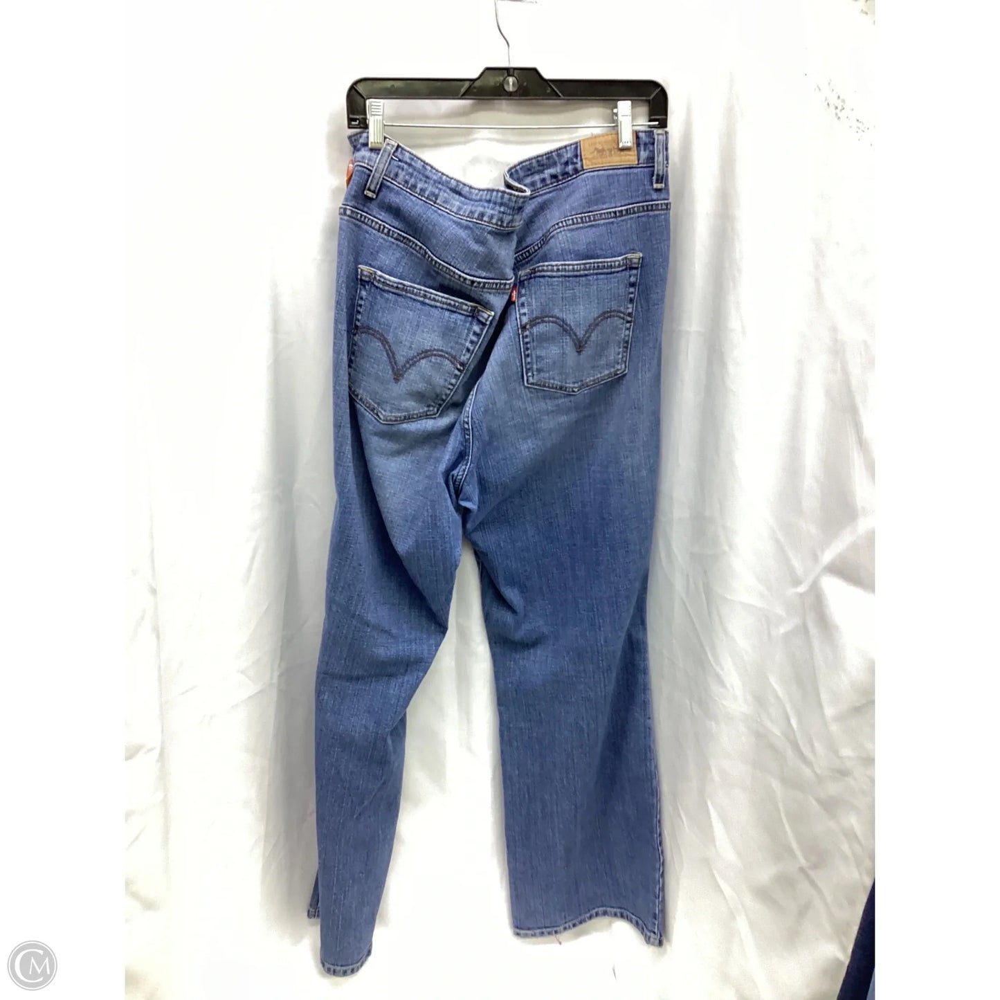 Jeans Boot Cut By Levis In Blue Denim, Size: 18