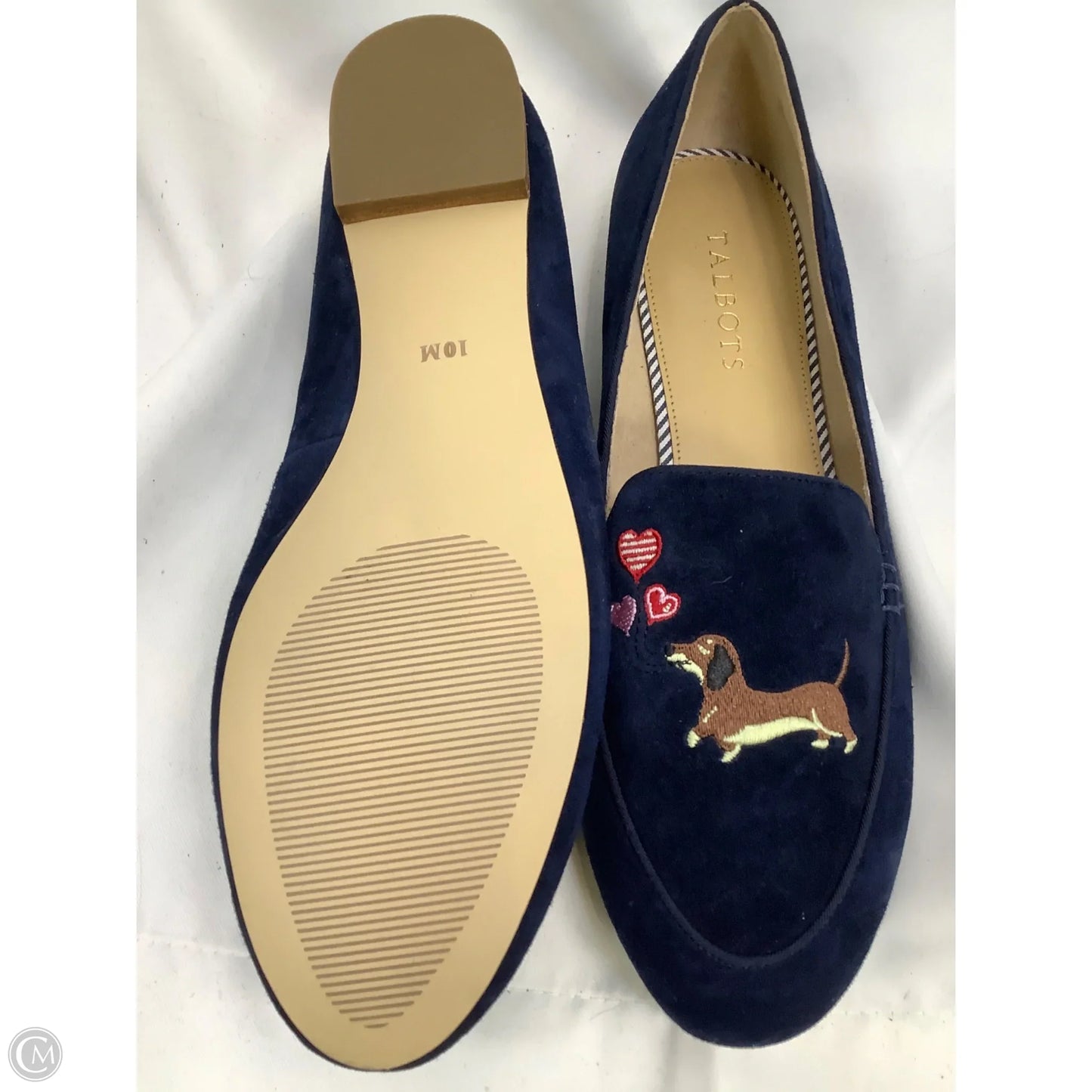Shoes Flats By Talbots In Blue, Size: 10