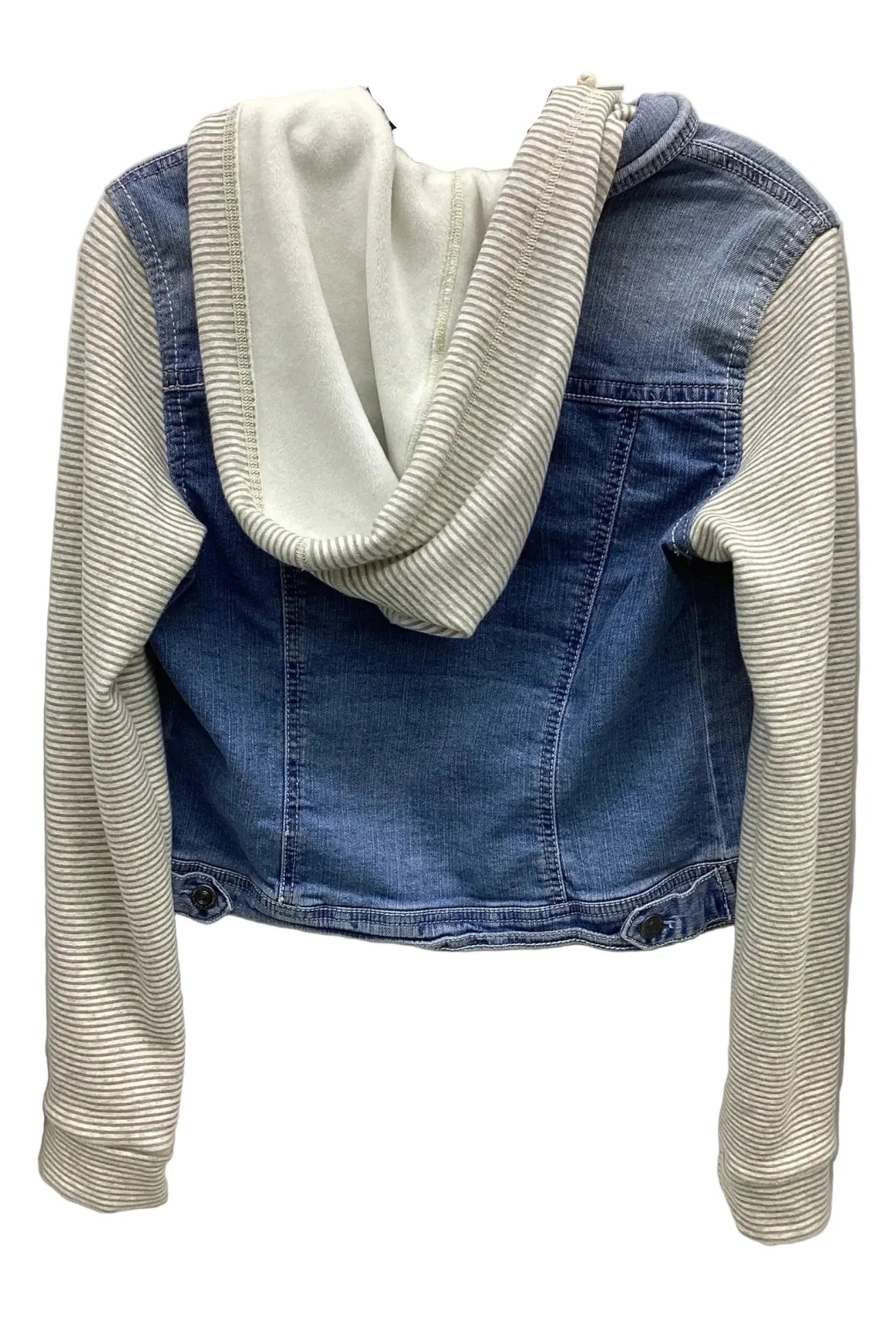 Jacket Denim By Wallflower In Blue Denim, Size: M