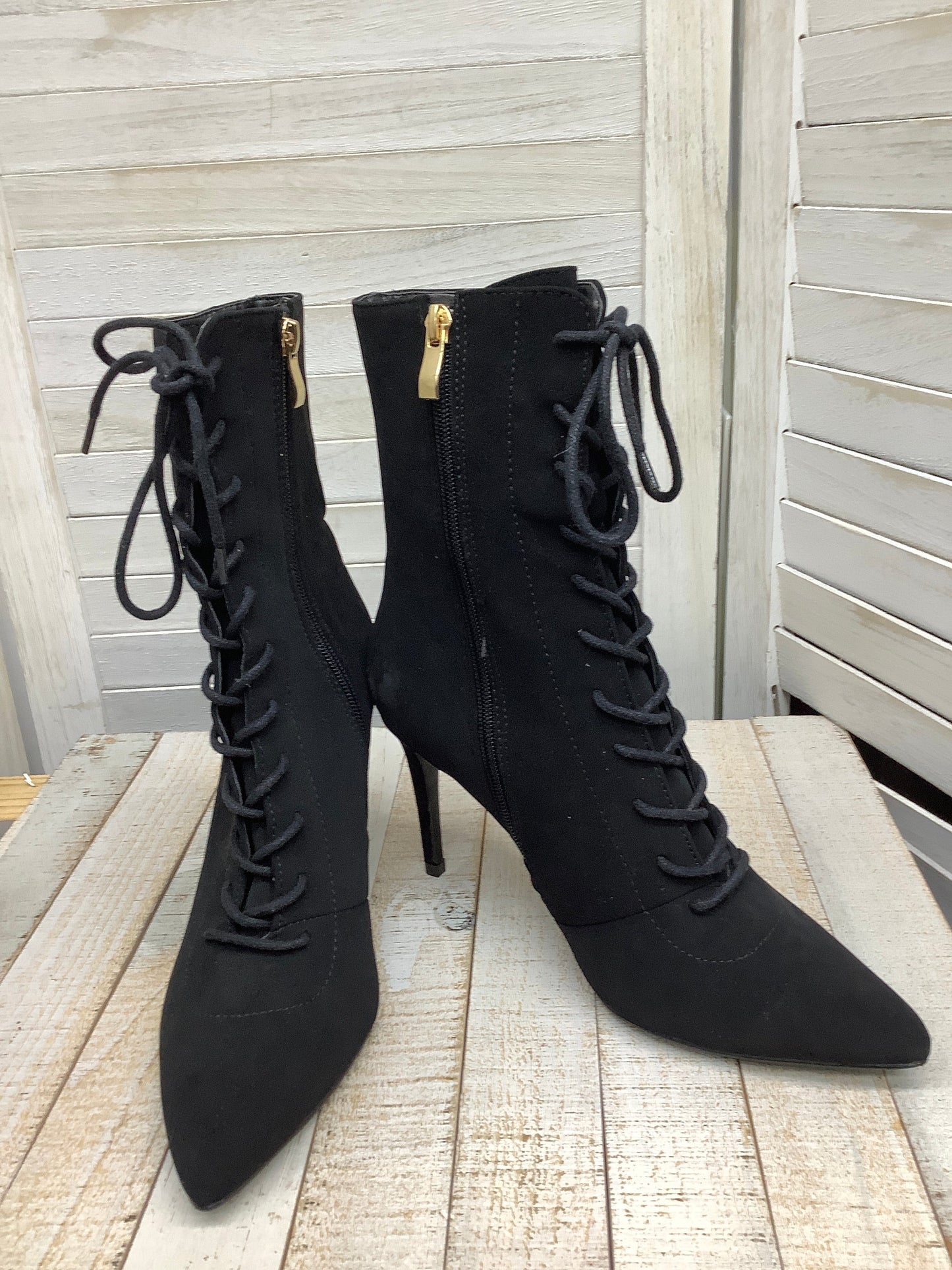 Boots Ankle Heels By Express Size: 8