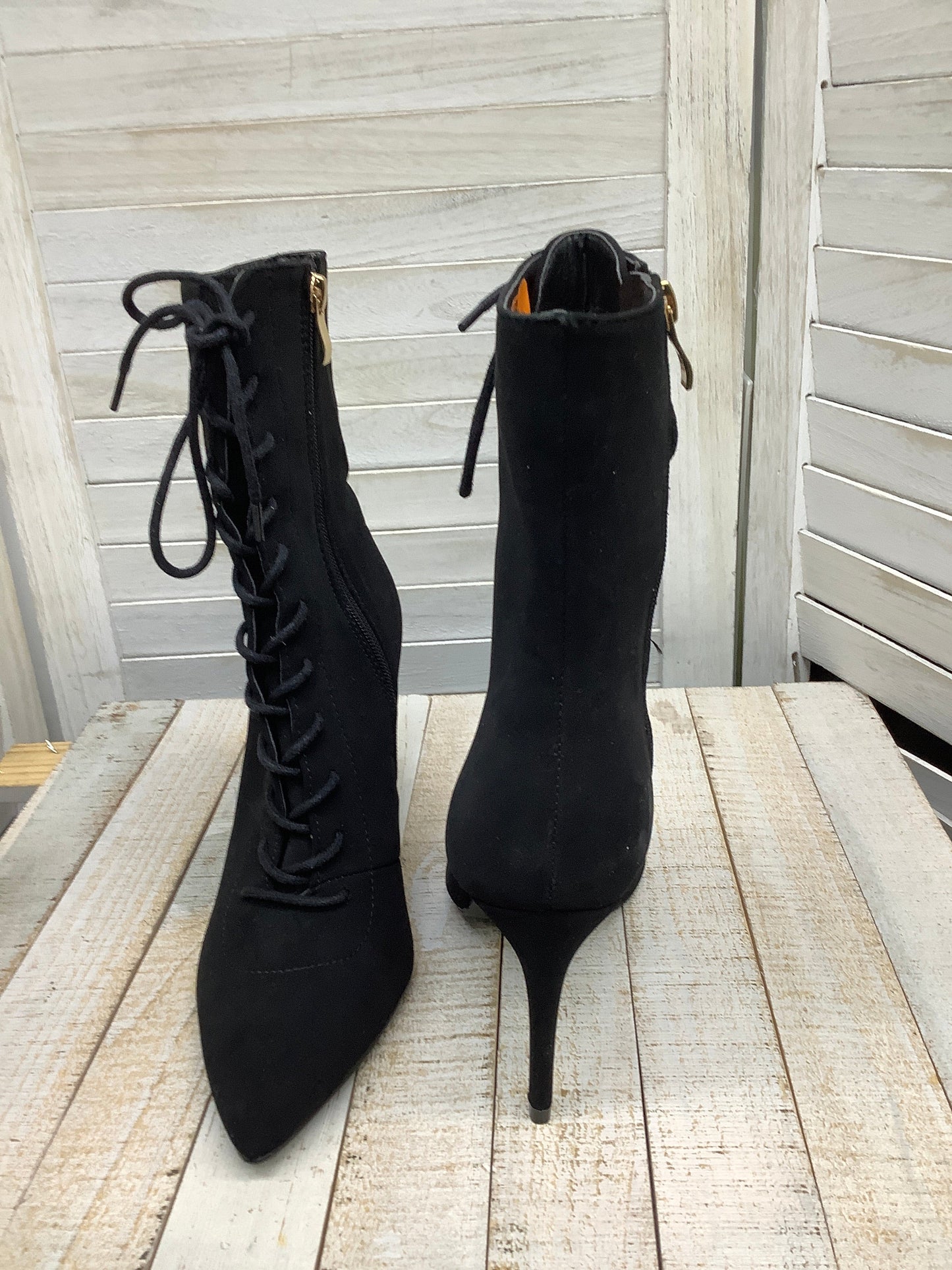 Boots Ankle Heels By Express Size: 8