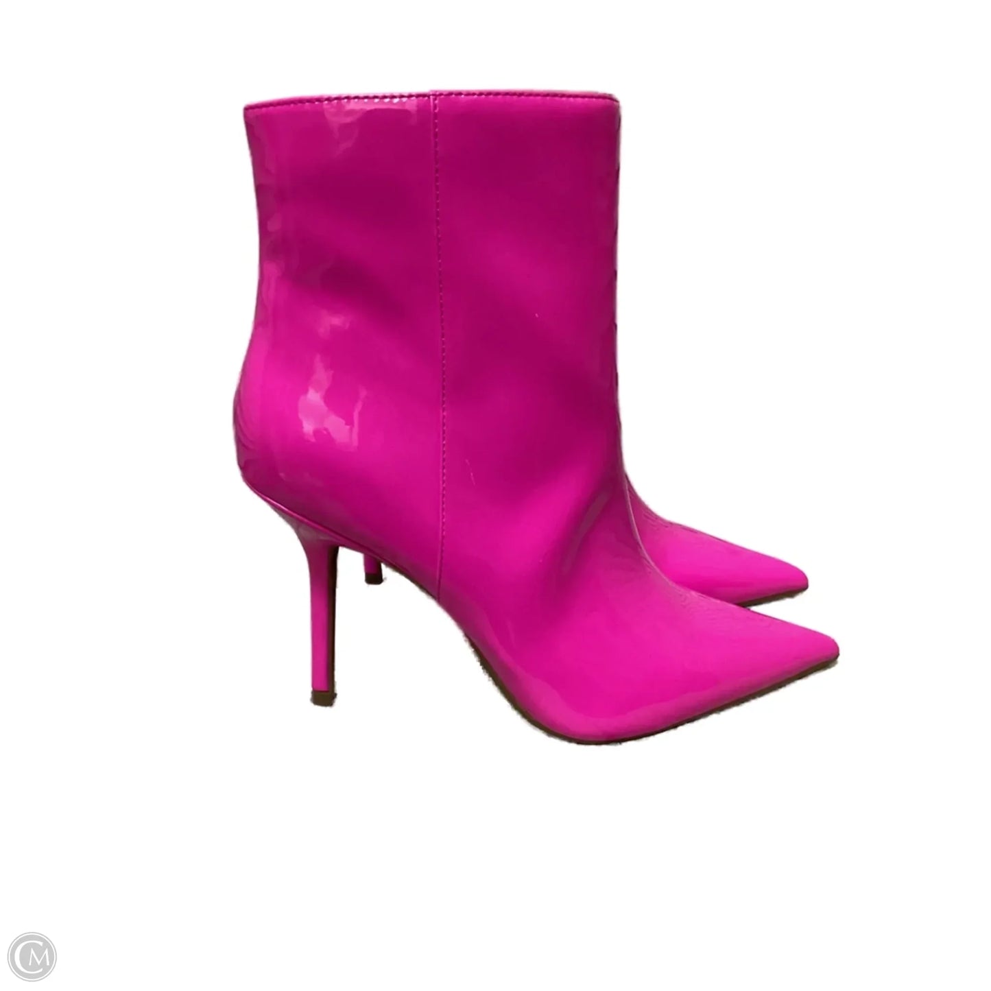 Boots Ankle Heels By Inc In Pink, Size: 8.5