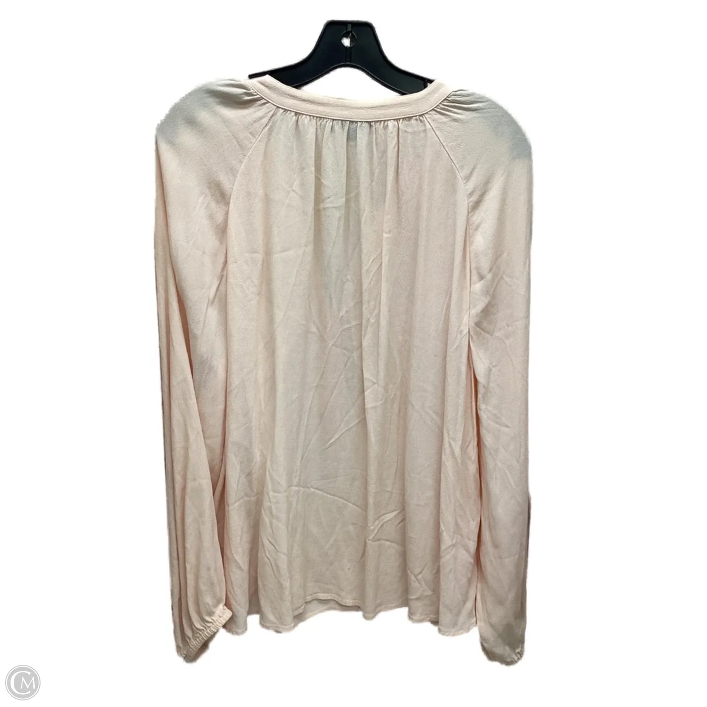 Top Long Sleeve By J. Crew In Pink, Size: 2x