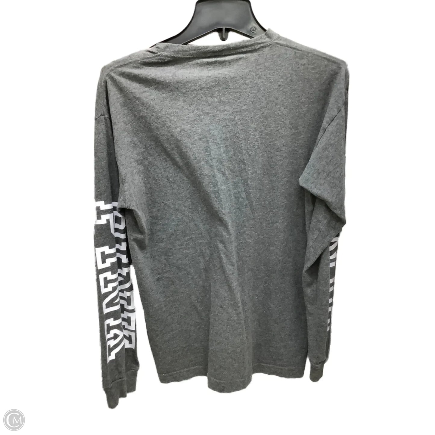 Top Long Sleeve By Pink In Grey, Size: Xs